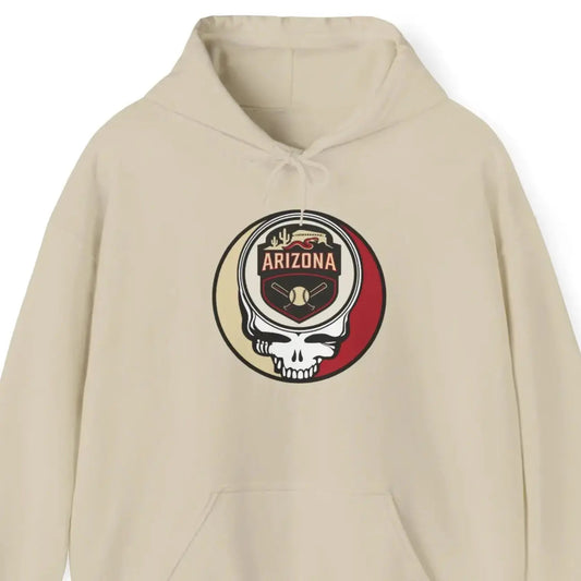 Grateful Dead Unisex Heavy Blend Hooded Sweatshirt Arizona Baseball Edition The Ballpark Collection