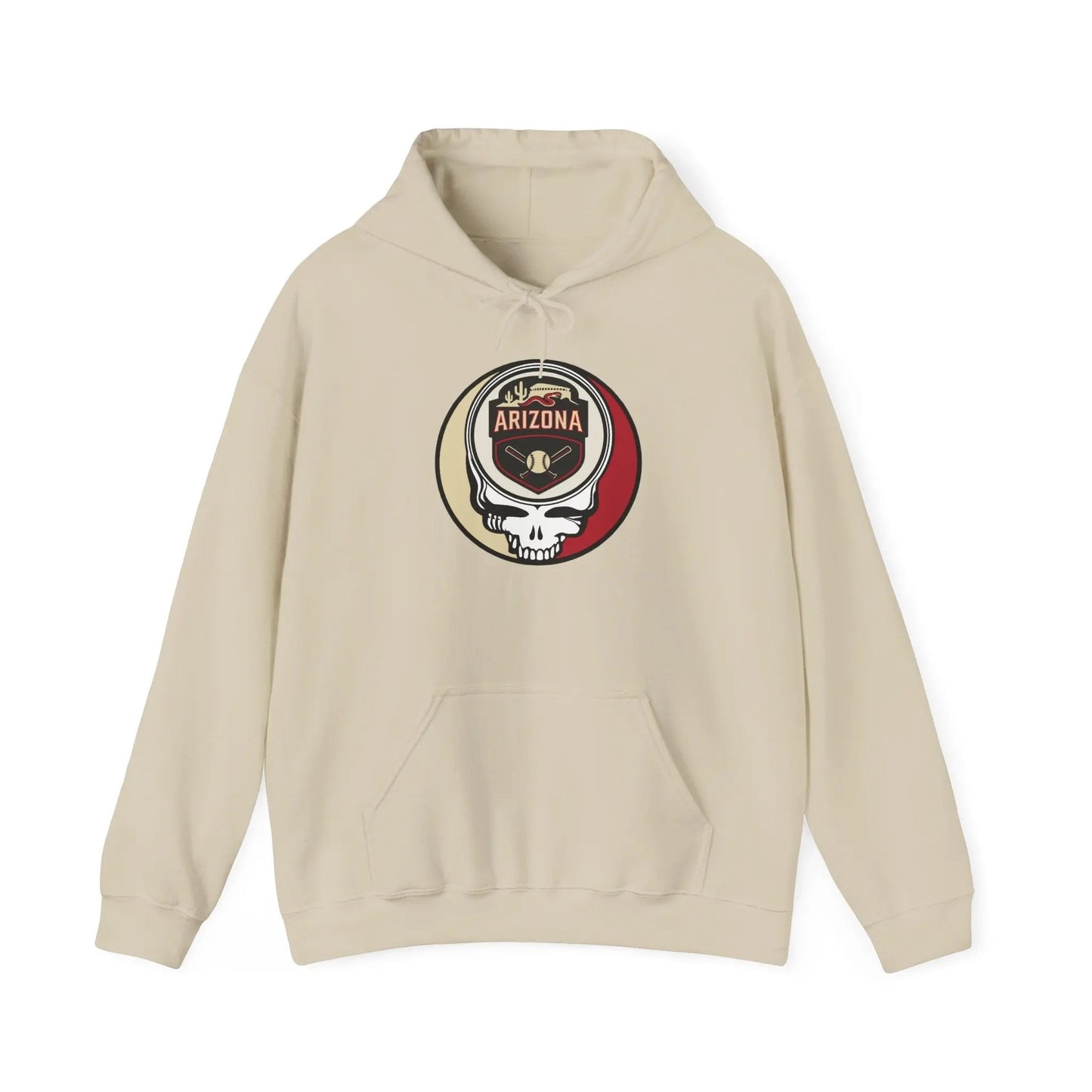 Grateful Dead Unisex Heavy Blend Hooded Sweatshirt Arizona Baseball Edition The Ballpark Collection