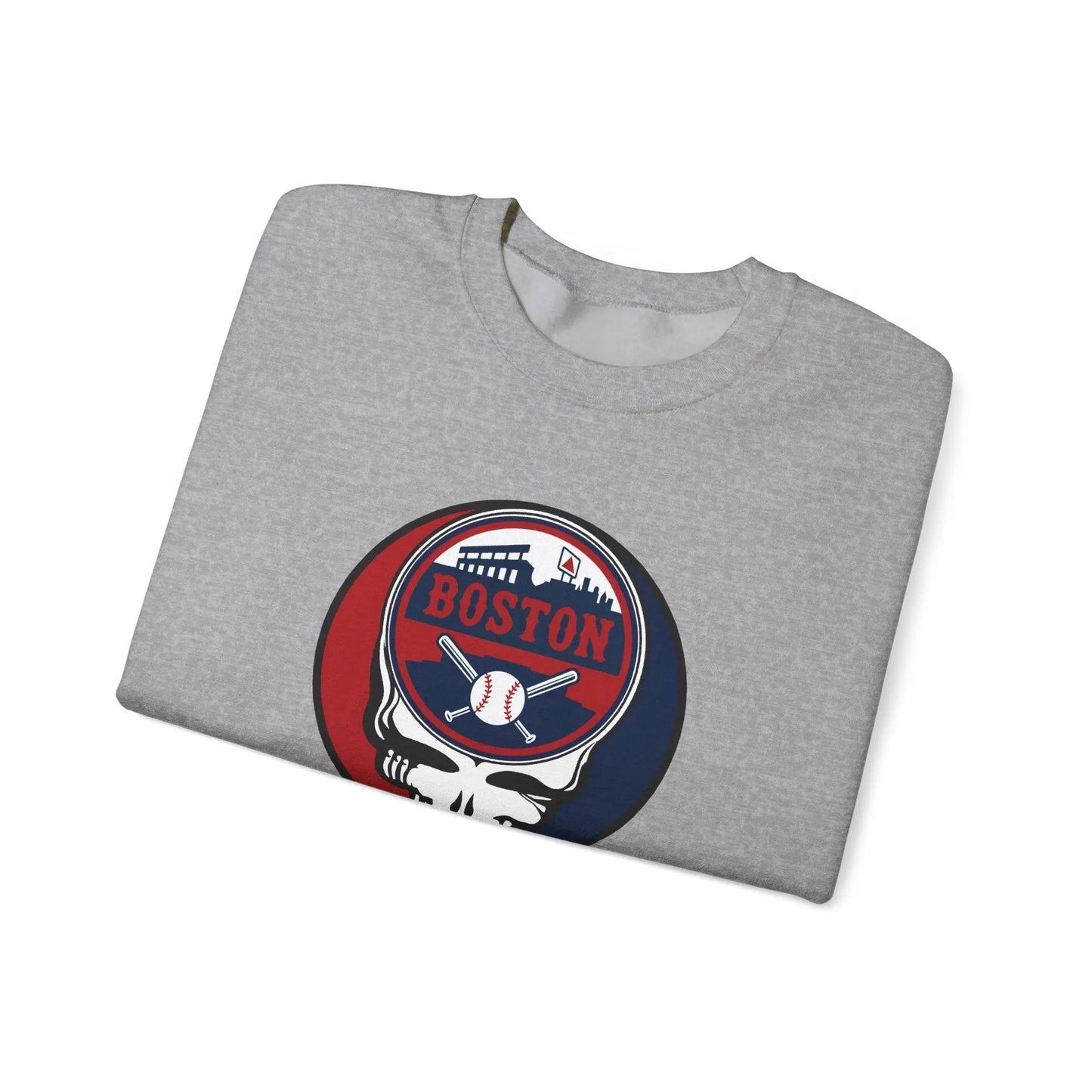 Boston Baseball Edition Stealie Grateful Dead Crewneck Sweatshirt MLB