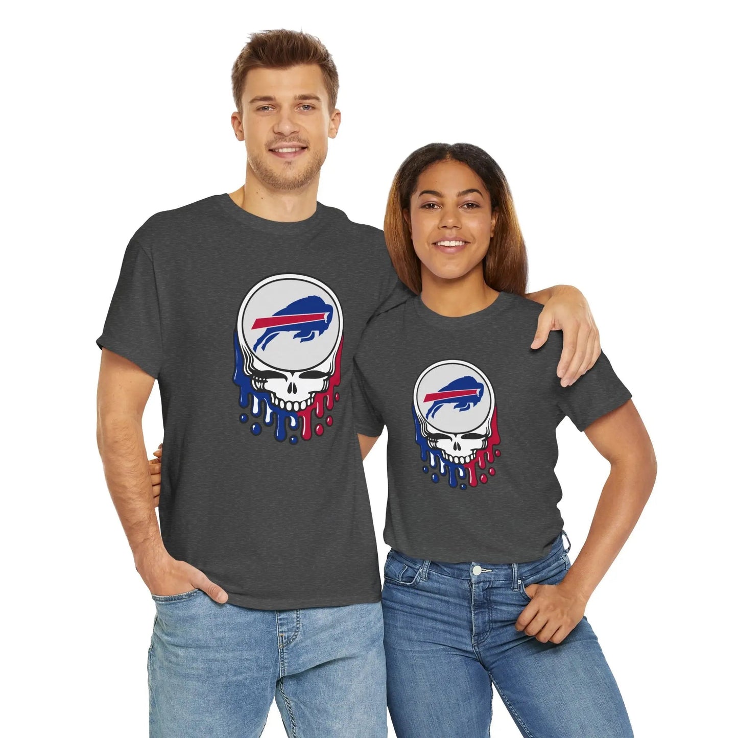 Buffalo Bills Dripping Stealie T-Shirt NFL The Gridiron Collection