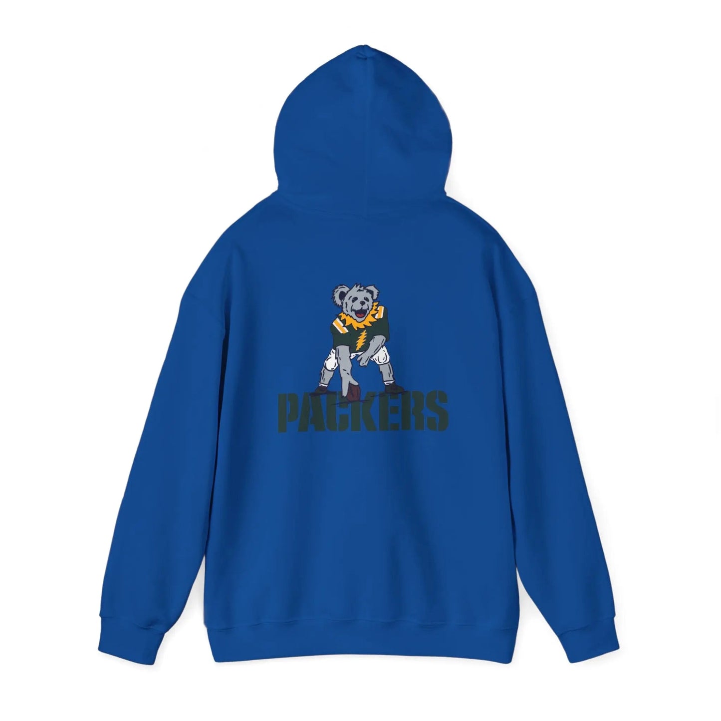 Green Bay Packers Dancing Bear Unisex Hoodie Two-Sided The Gridiron Collection