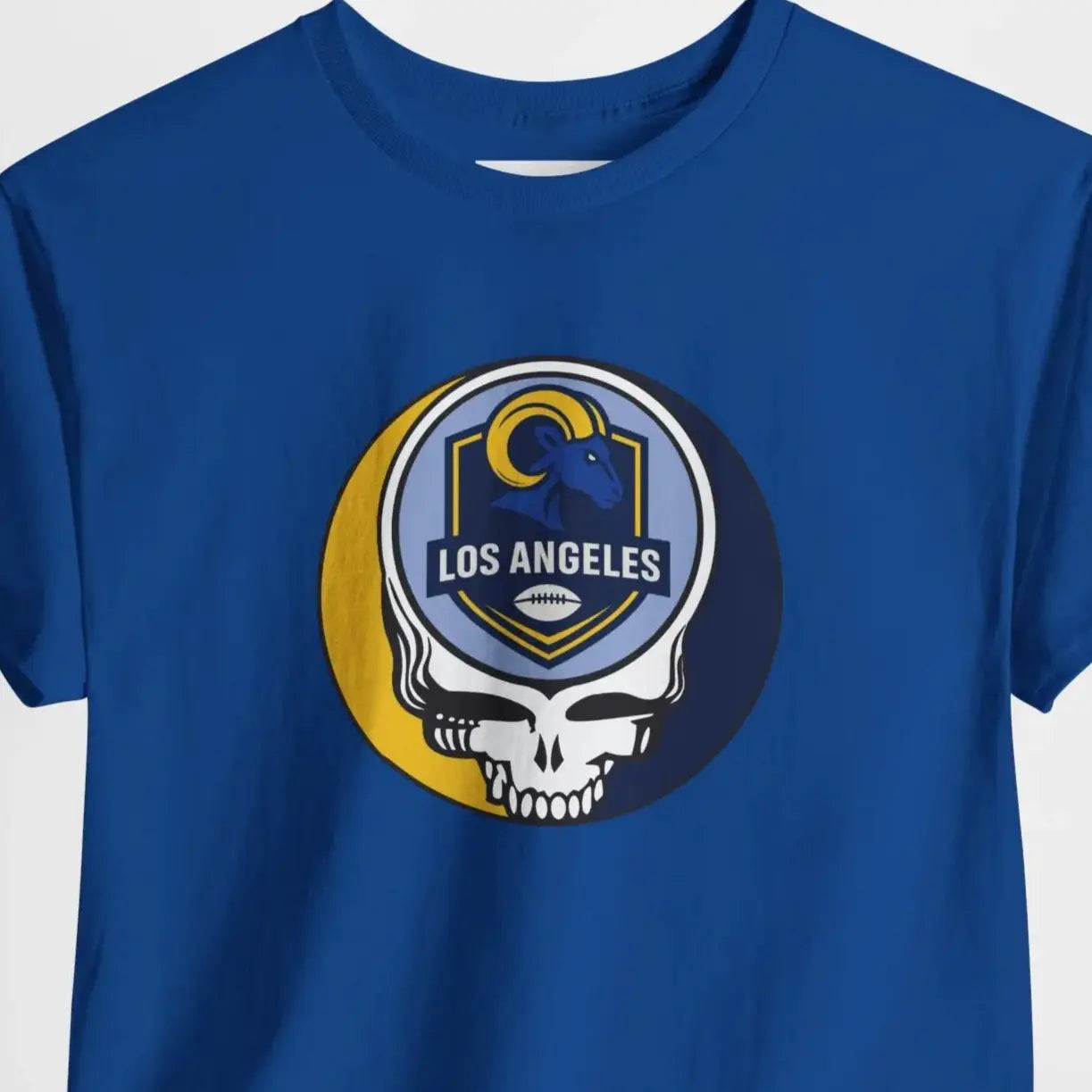 Los Angeles Rams Grateful Dead Steal Your Face T-Shirt The Gridiron Collection NFL