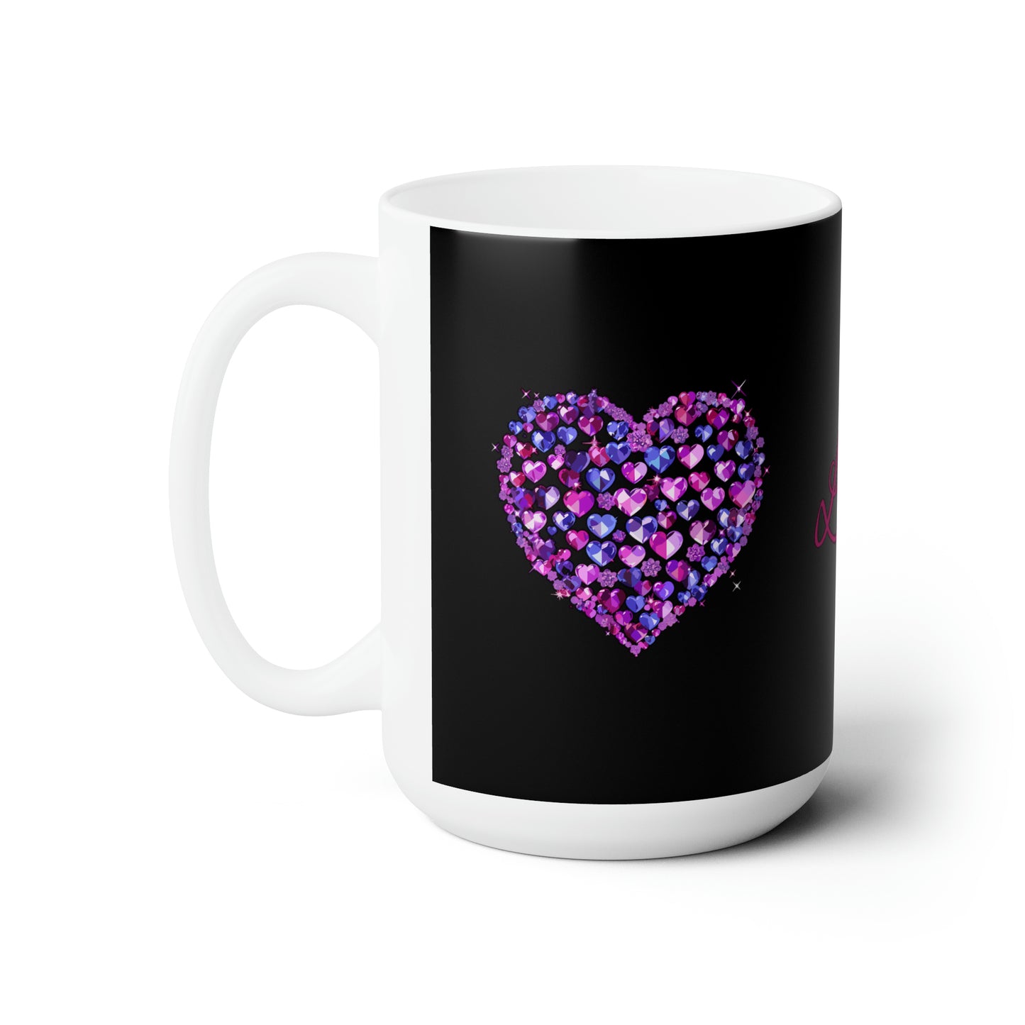 Valentine's day Black Ceramic Mug15oz