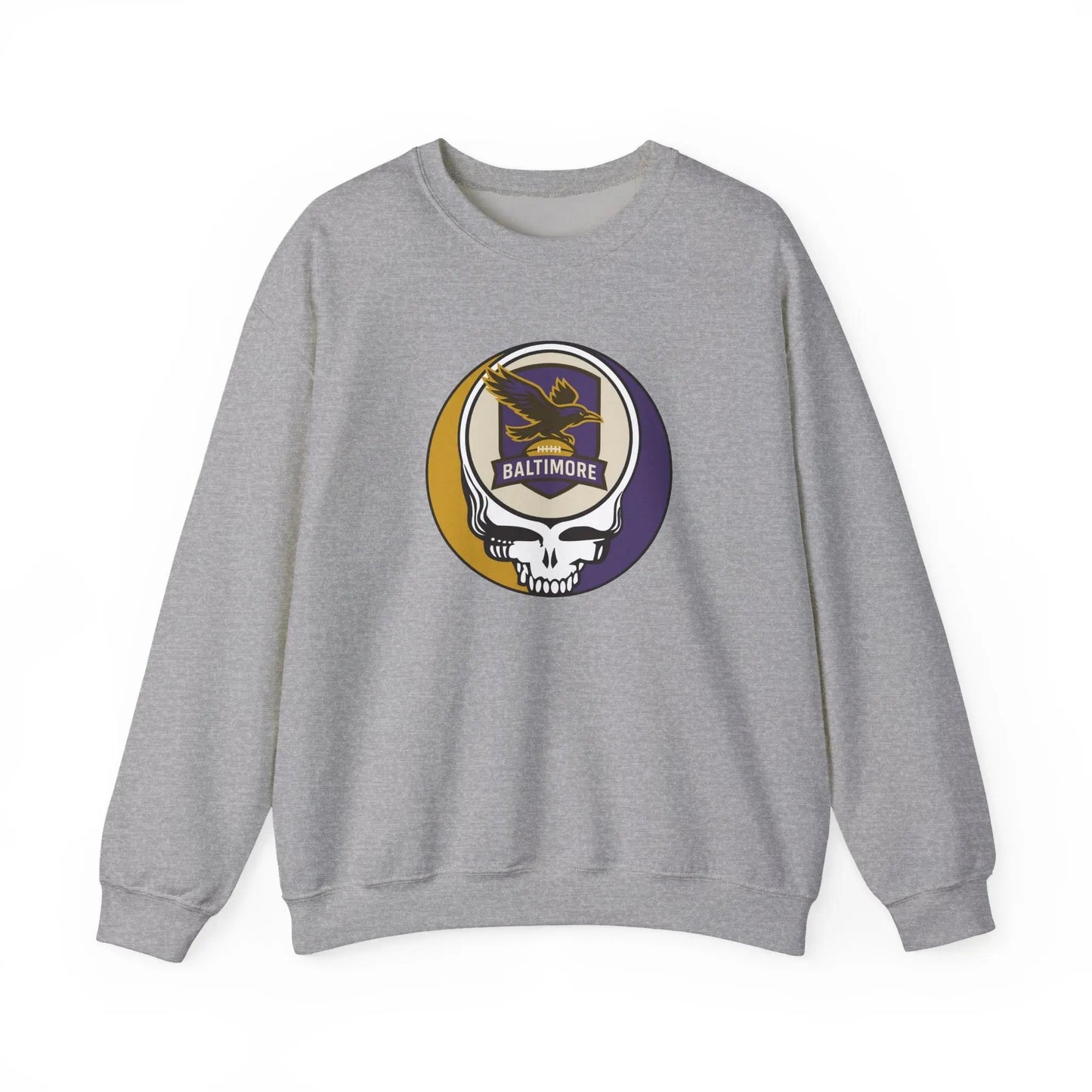 Grateful Dead Stealie Crewneck Sweatshirt Heavy Blend Unisex Gildan