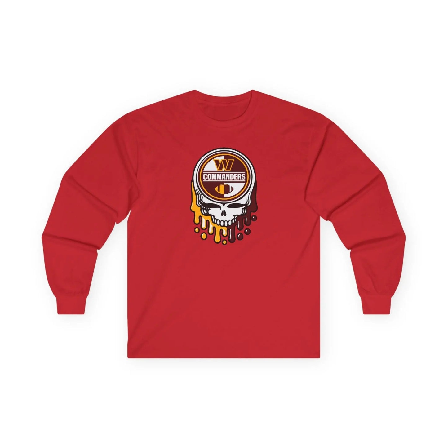Washington Commanders Grateful Dead Ultra-Cotton Long Sleeve Tee The Gridiron Collection