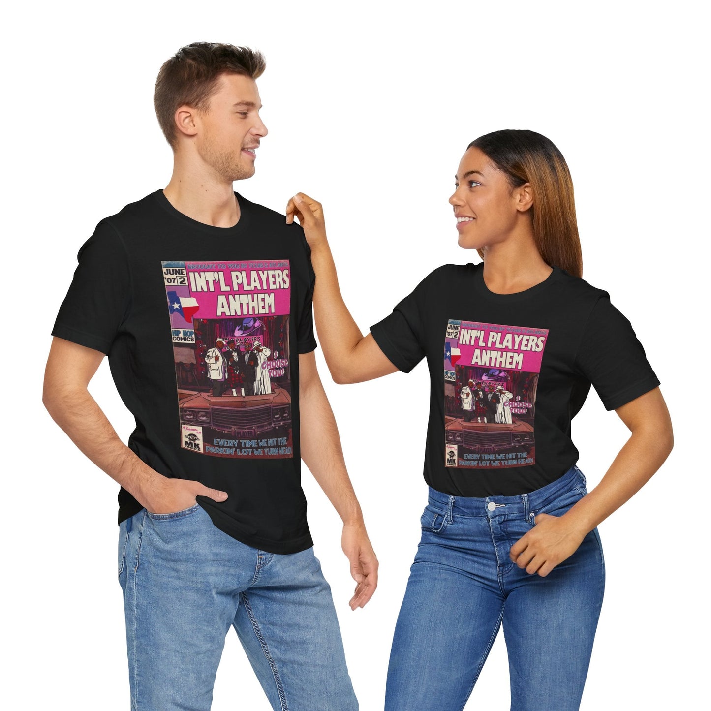 Unisex Jersey Short Sleeve Tee Int’l Players Anthem Bella+Canvas