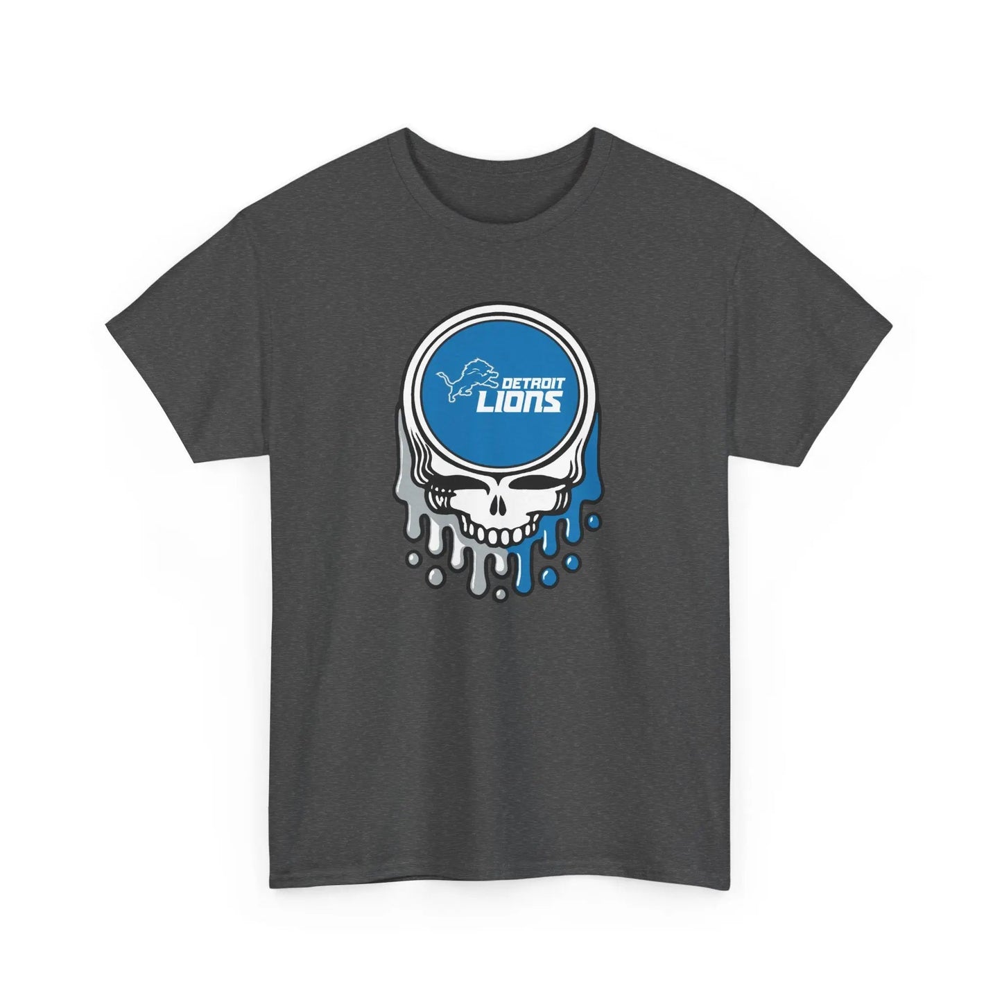 Detroit Lions Grateful Dead Dripping Stealie T-Shirt NFL