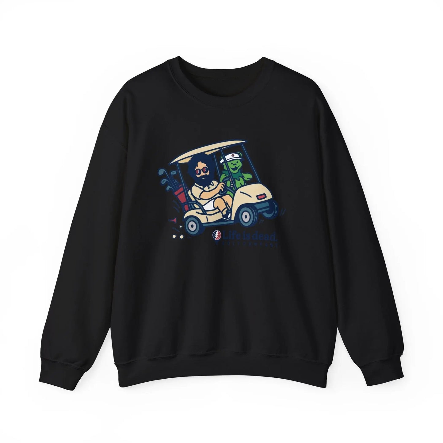 Life is dead. Crewneck Sweatshirt Unisex Heavy Blend Crewneck Sweatshirt Gildan