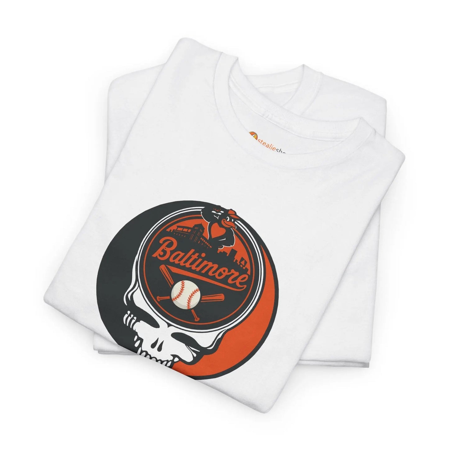 Baltimore Orioles Steal Your Face T-Shirt MLB The Ballpark Collection