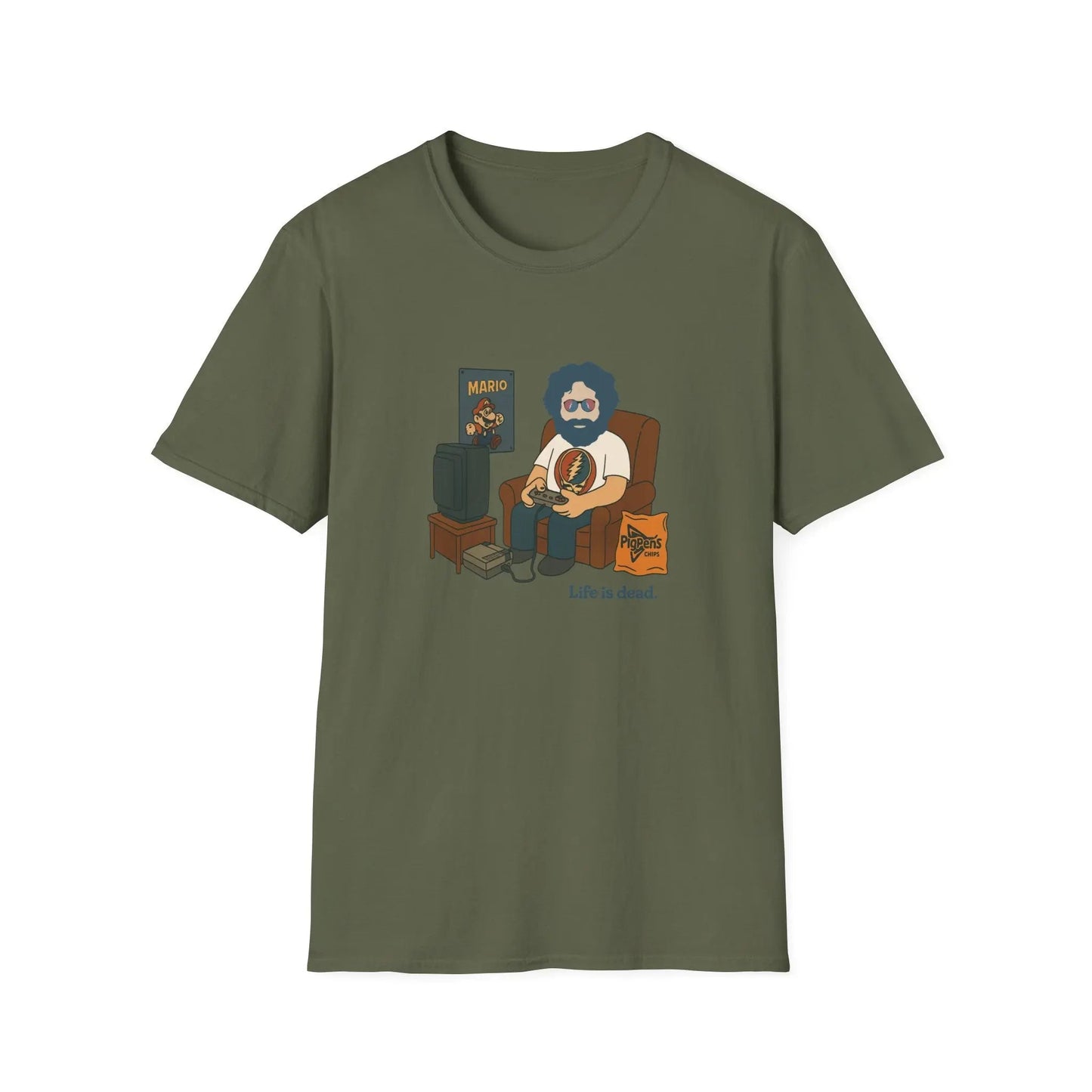 Life is Dead Grateful Dead T-Shirt Jerry's Gaming