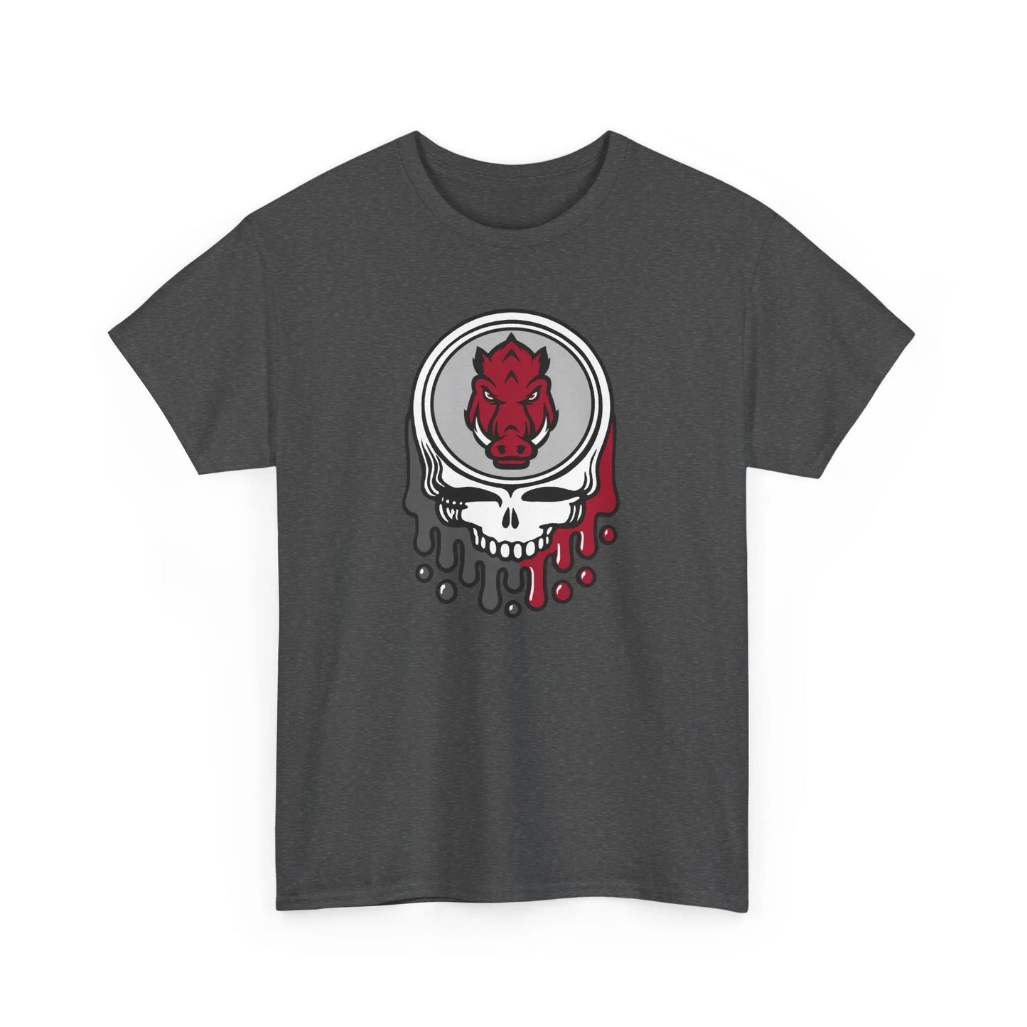 Arkansas Razorbacks Grateful Dead Steal Your Face T-Shirt The Gridiron Collection