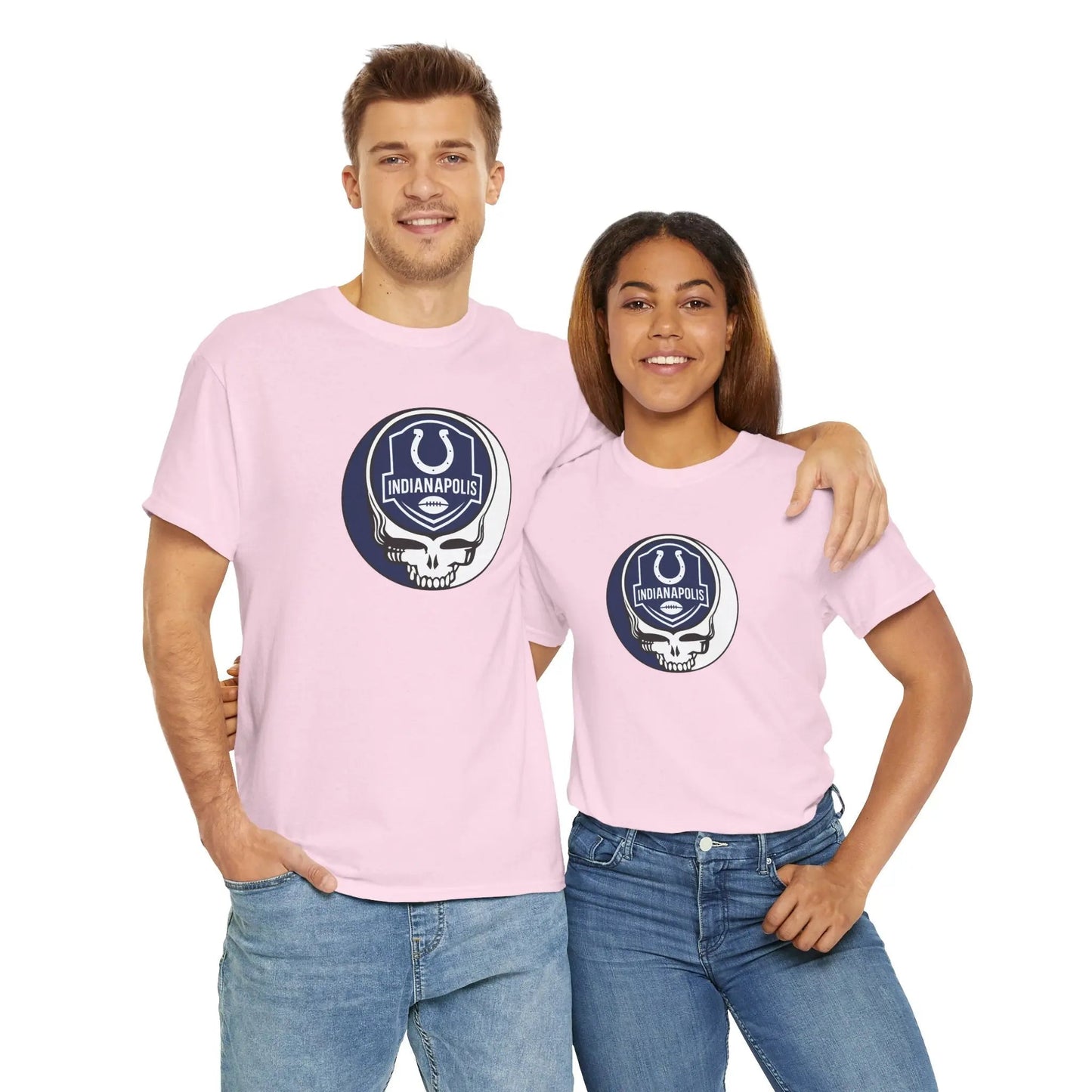 Indianapolis Colts Stealie Football T-Shirt Grateful Dead NFL