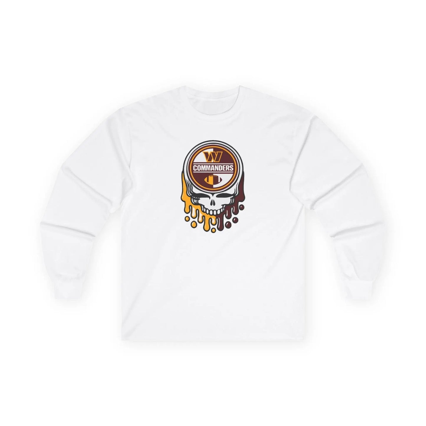 Washington Commanders Grateful Dead Ultra-Cotton Long Sleeve Tee The Gridiron Collection