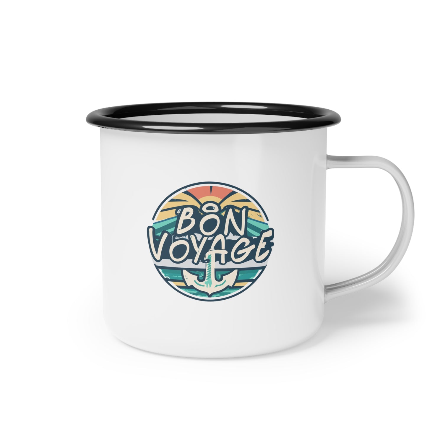Enamel Camp Cup - Unique Bon Voyage Travel Mug