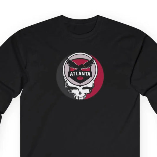 Grateful Dead Long Sleeve Tee Atlanta Falcons Stealie NFL The Gridiron Collection