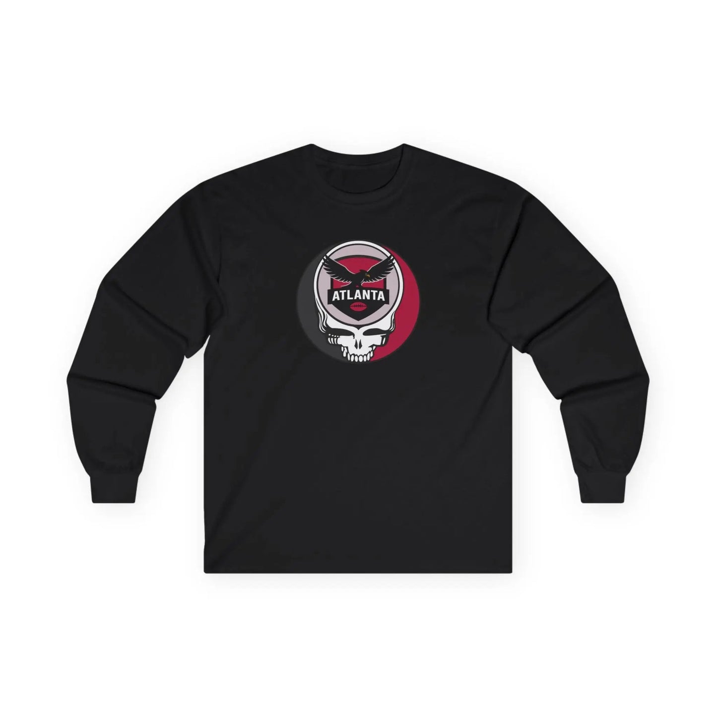Grateful Dead Long Sleeve Tee Atlanta Falcons Stealie NFL The Gridiron Collection