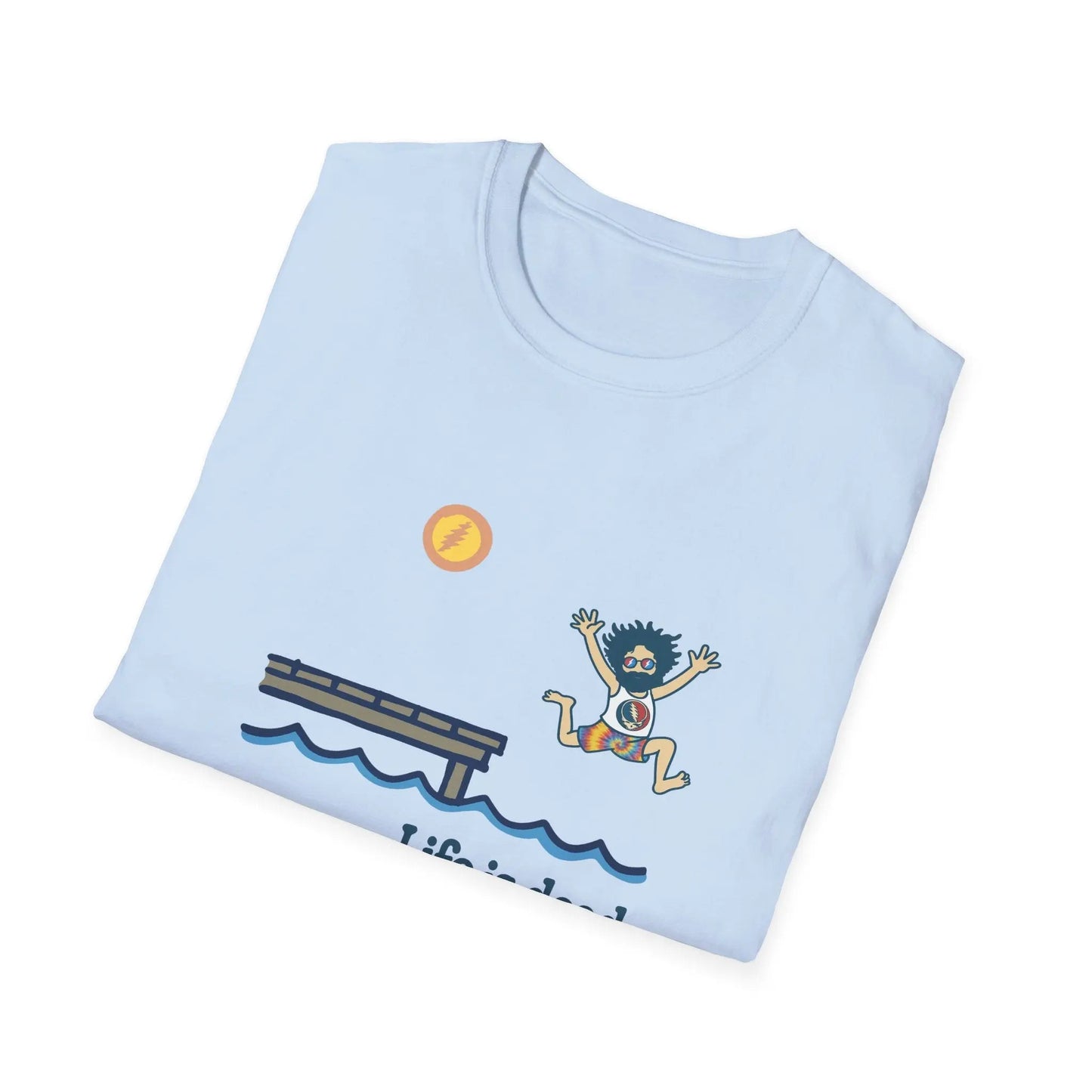Life is Dead Jerry's Playin' At the Lake Unisex T-Shirt Grateful Dead