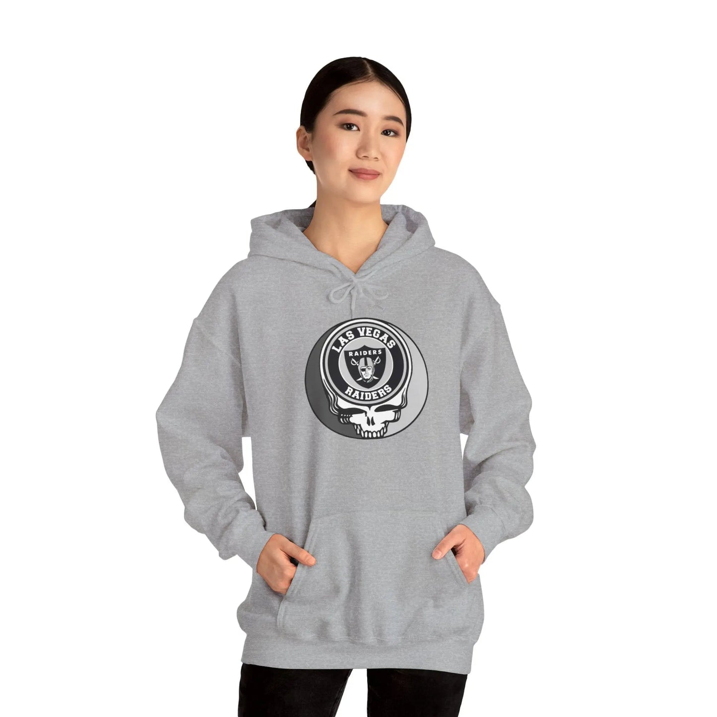 Las Vegas Raiders Grateful Dead Hoodie Medium-Heavy Fabric The Gridiron Collection