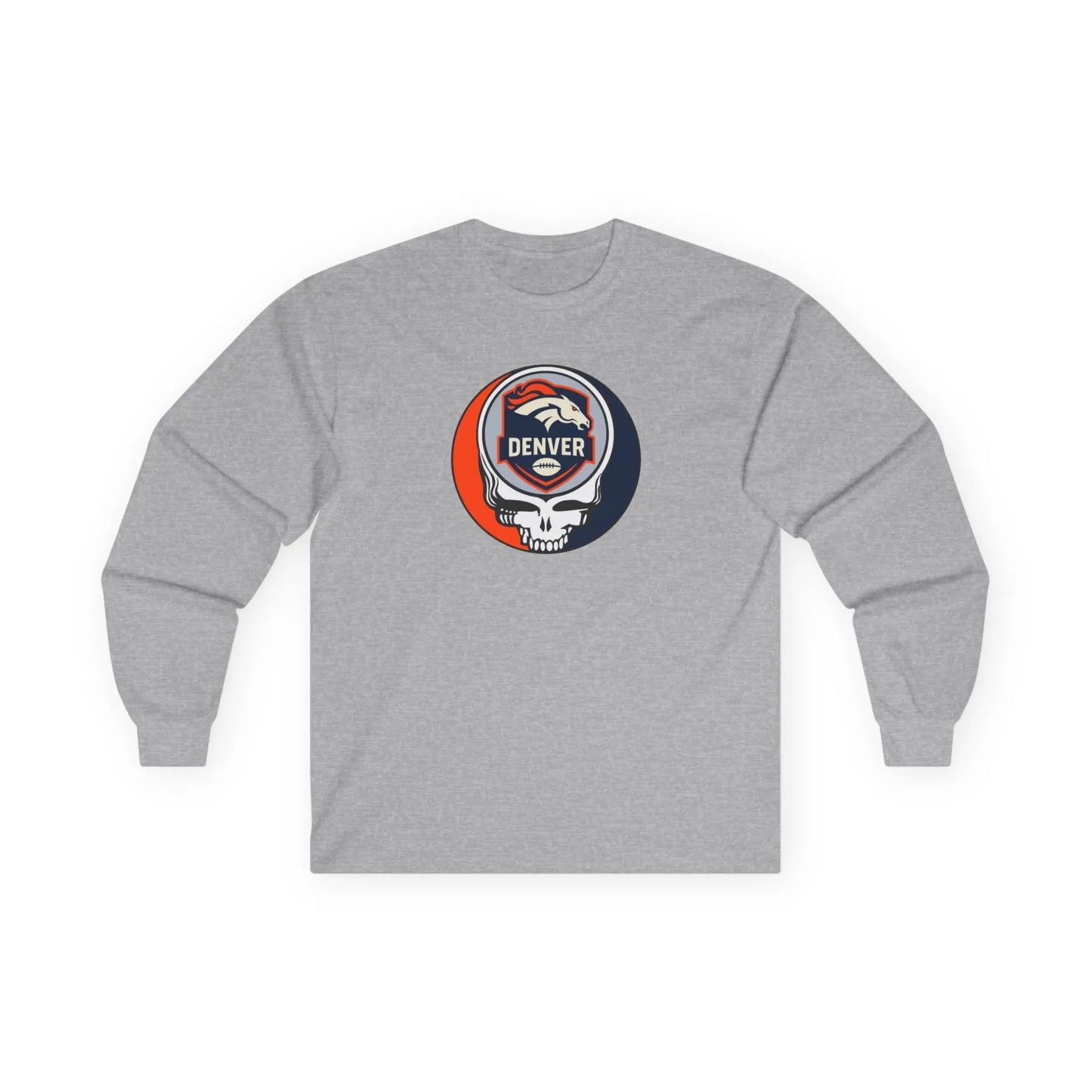 Grateful Dead Eco-Friendly Ultra-Cotton Long Sleeve Tee - NFL Denver Edition