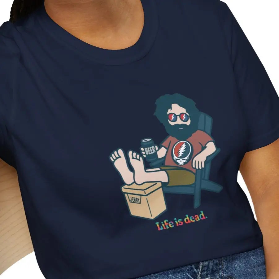 Stay Cool Jerry Life is Dead T-Shirt Grateful Dead