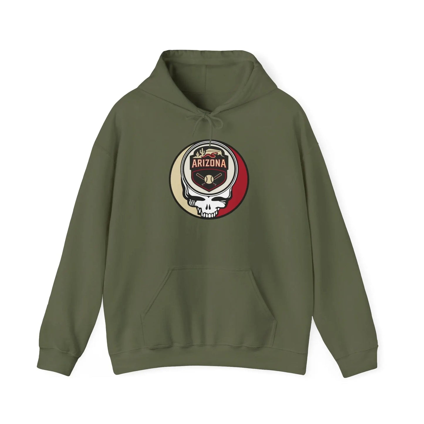 Grateful Dead Unisex Heavy Blend Hooded Sweatshirt Arizona Baseball Edition The Ballpark Collection