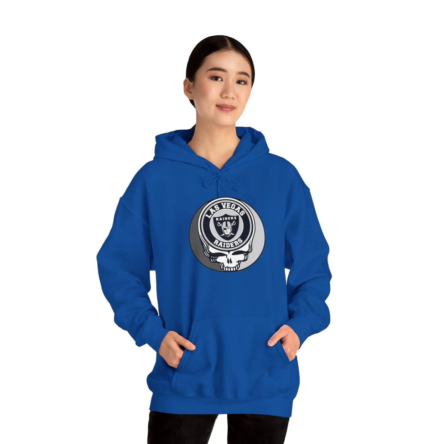 Las Vegas Raiders Grateful Dead Hoodie Medium-Heavy Fabric The Gridiron Collection