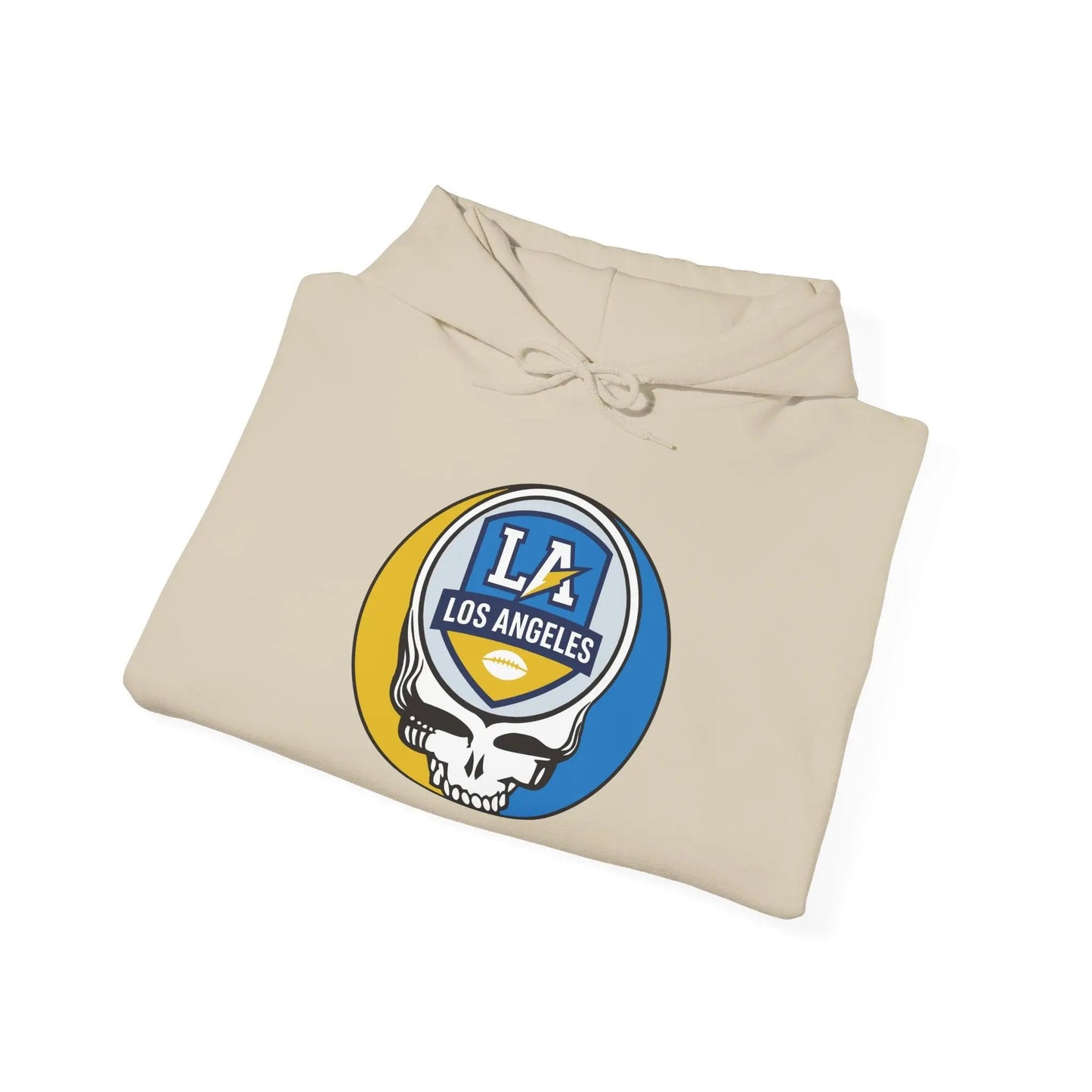 Los Angeles Chargers Stealie Grateful Dead Hooded Sweatshirt NFL The Gridiron Collection
