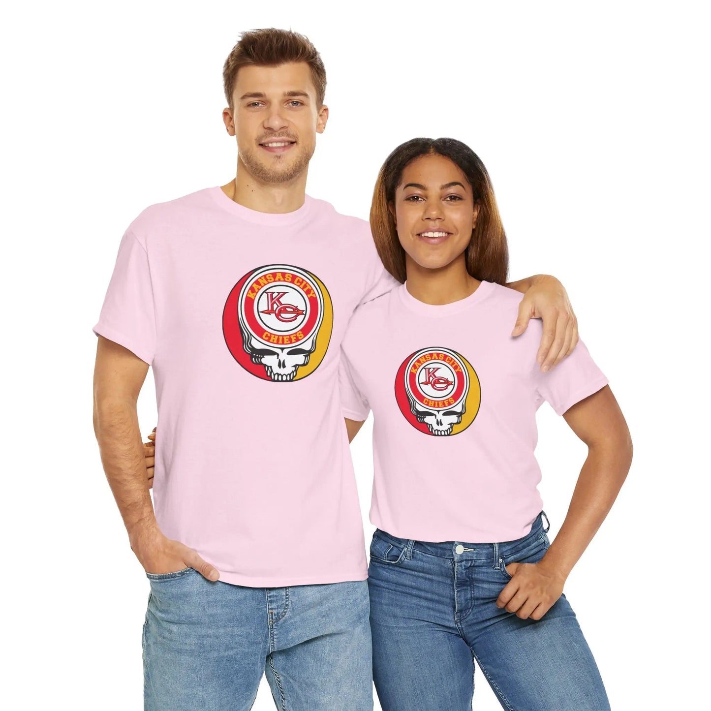 Kansas City Chiefs Steal Your Face T-Shirt Grateful Dead NFL