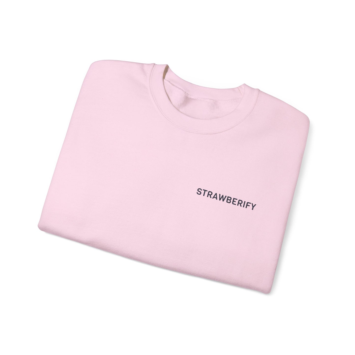 Cozy Unisex Crewneck Sweatshirt - 'STRAWBERIFY'