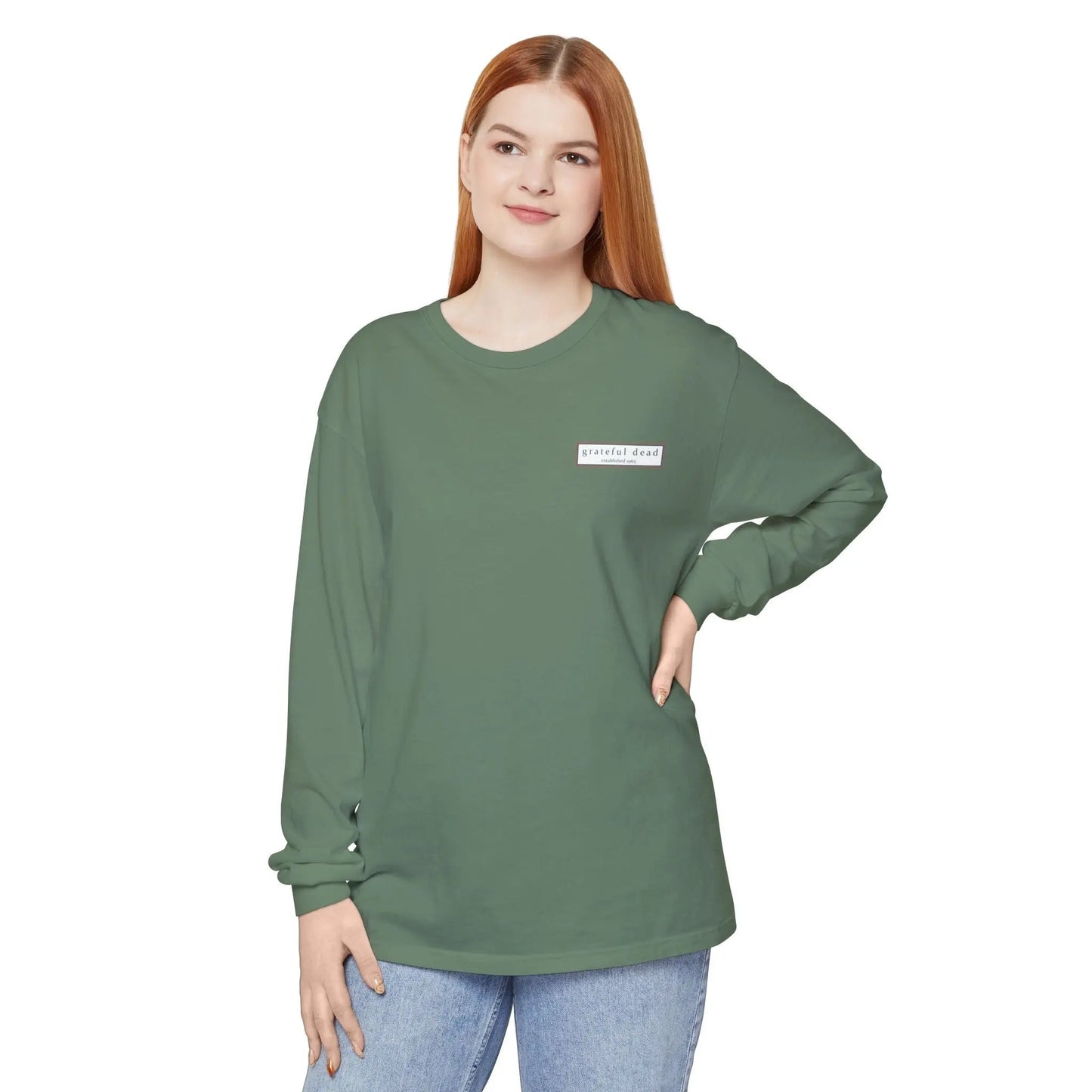 Jerry Garcia Vineyard Collection Garment-dyed Long Sleeve T-Shirt Grateful Dead