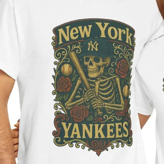 New York Baseball Edition Retro Poster Art T-shirt The Ballpark Collection