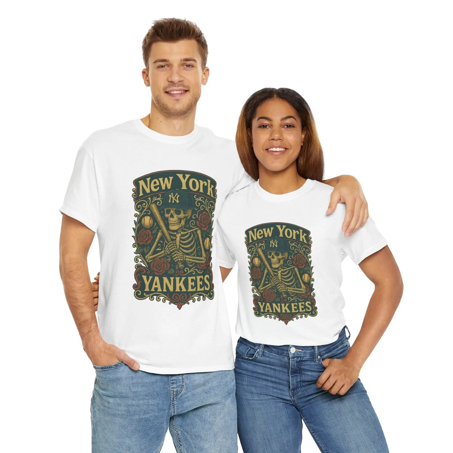 New York Baseball Edition Retro Poster Art T-shirt The Ballpark Collection