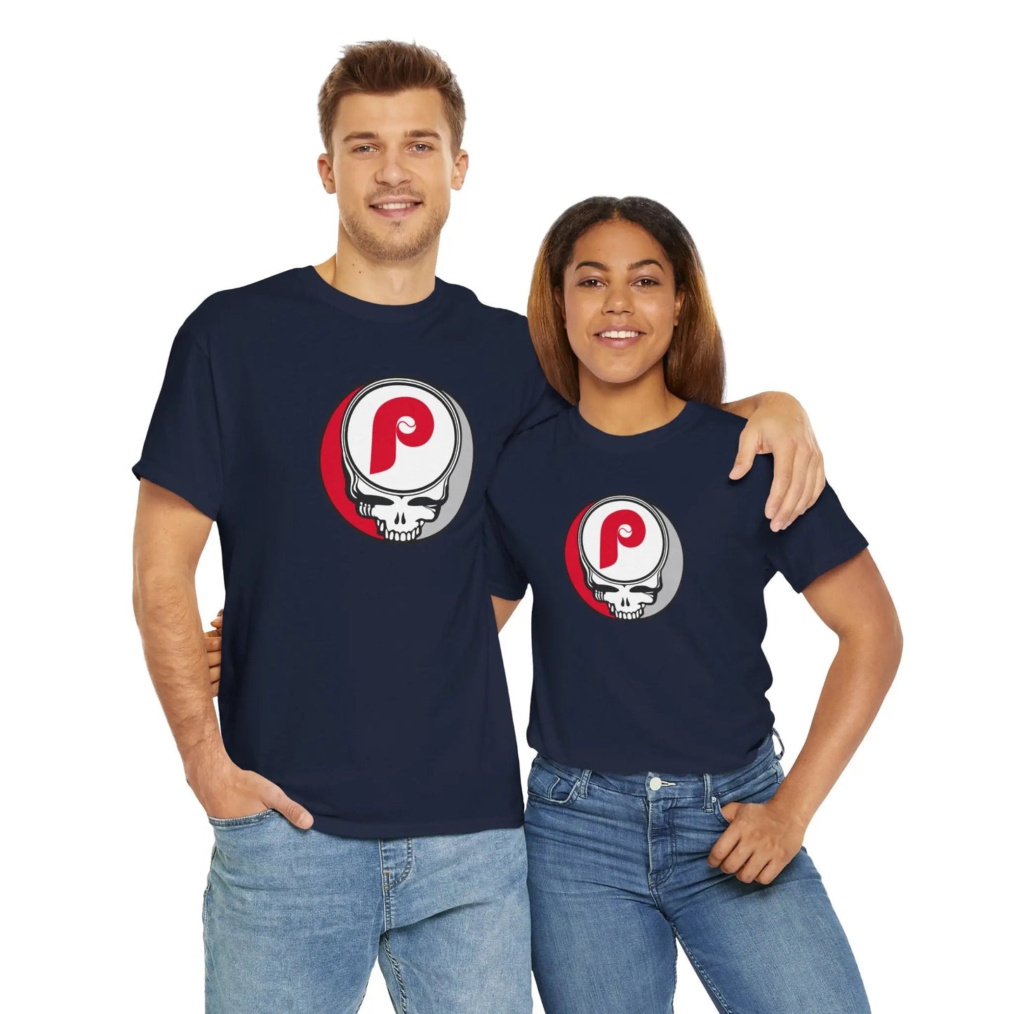 Philadelphia Phillies Grateful Dead Steal Your Face T-Shirt MLB