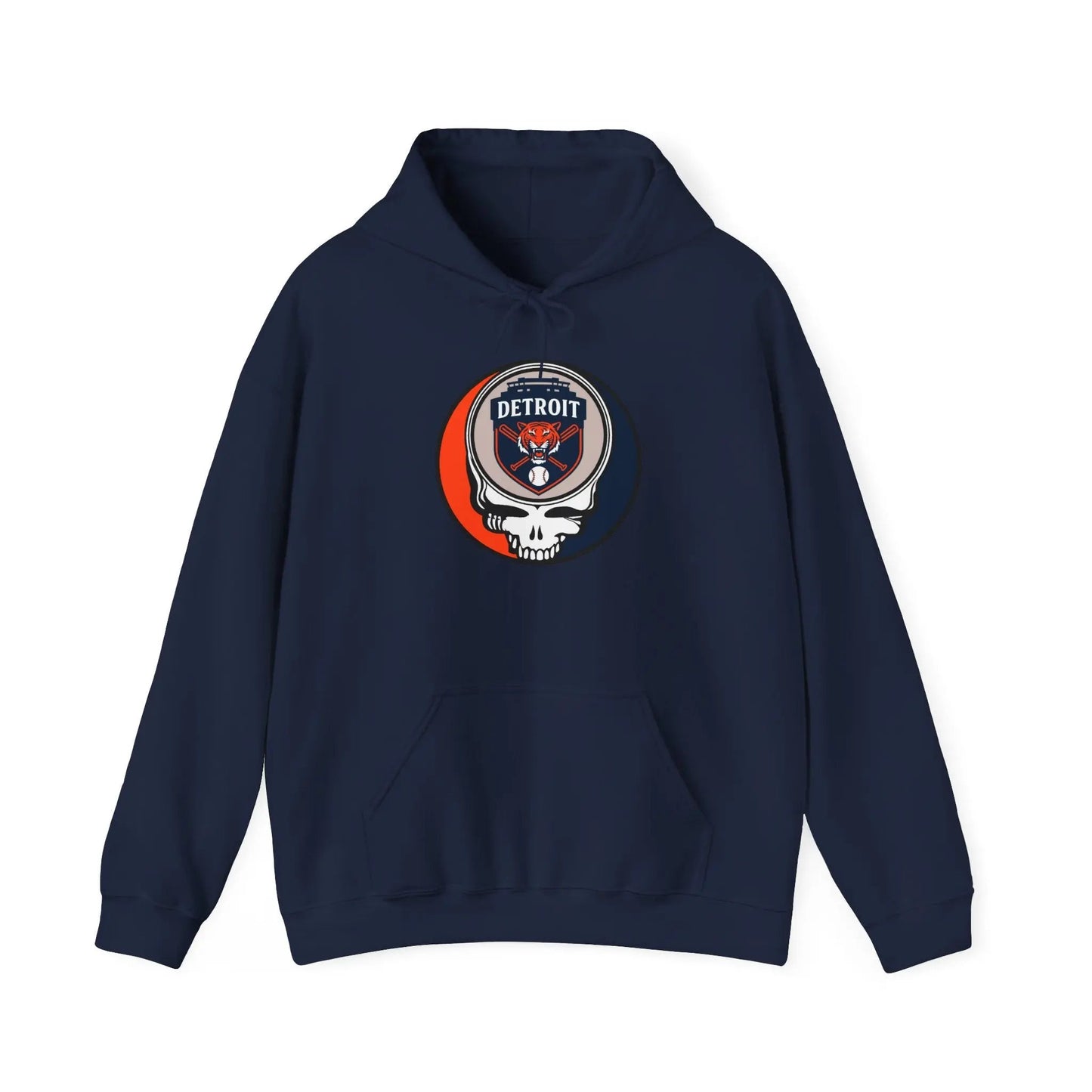 Detroit Baseball Edition Grateful Dead Unisex Heavy Blend Hoodie The Ballpark Collection