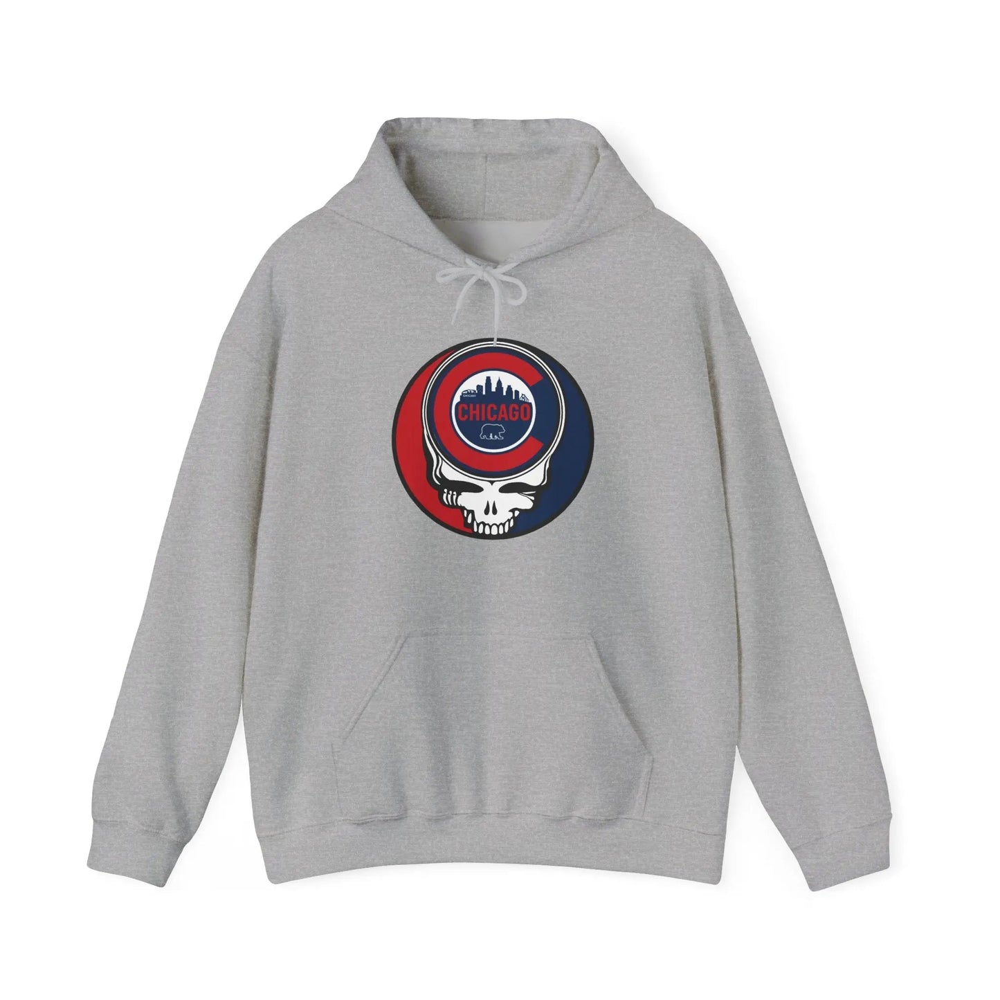 Grateful Dead Unisex Heavy Blend Hoodie The Ballpark Collection Chicago Baseball Edition