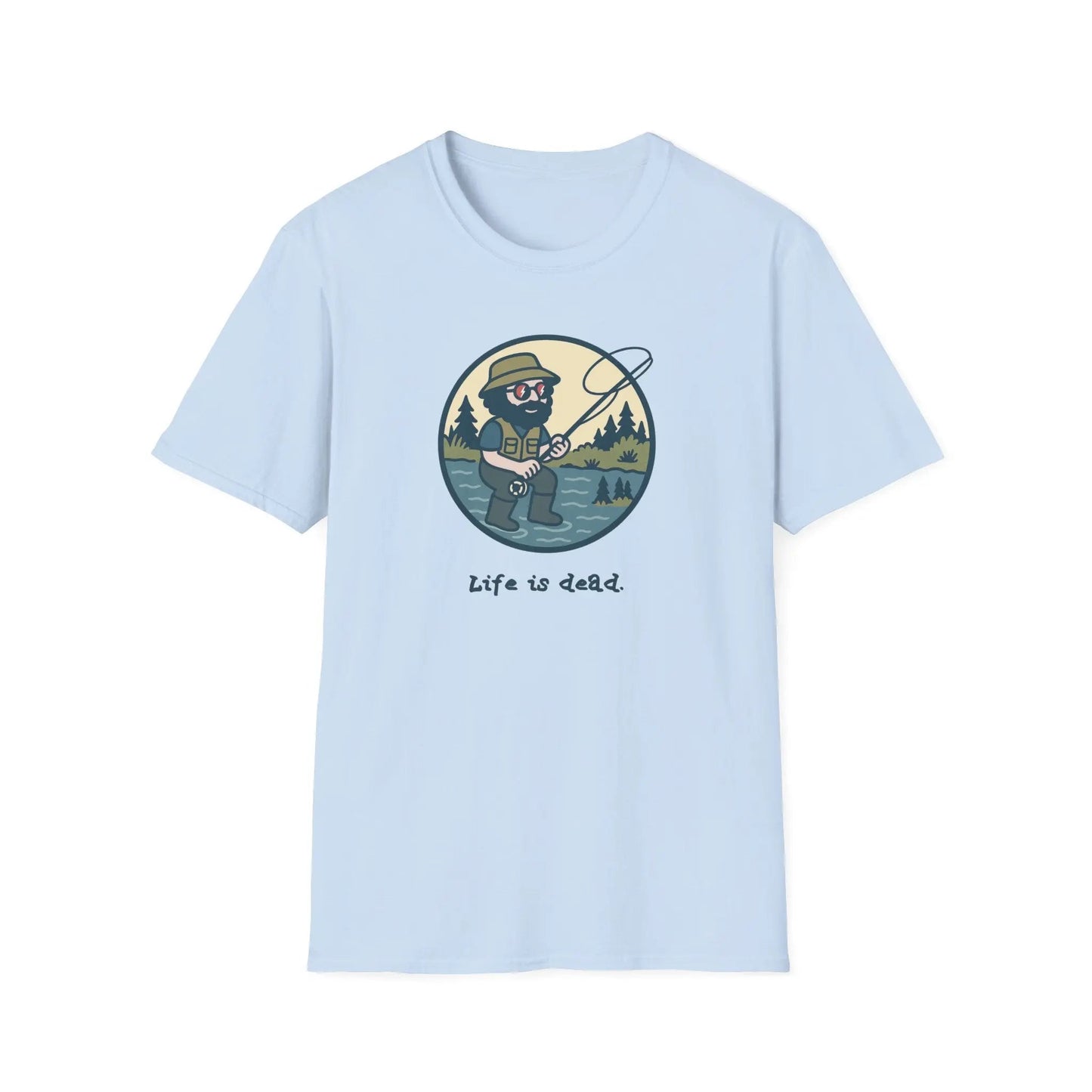 Grateful Dead Life is Dead T-Shirt Fly Fishin' Jerry