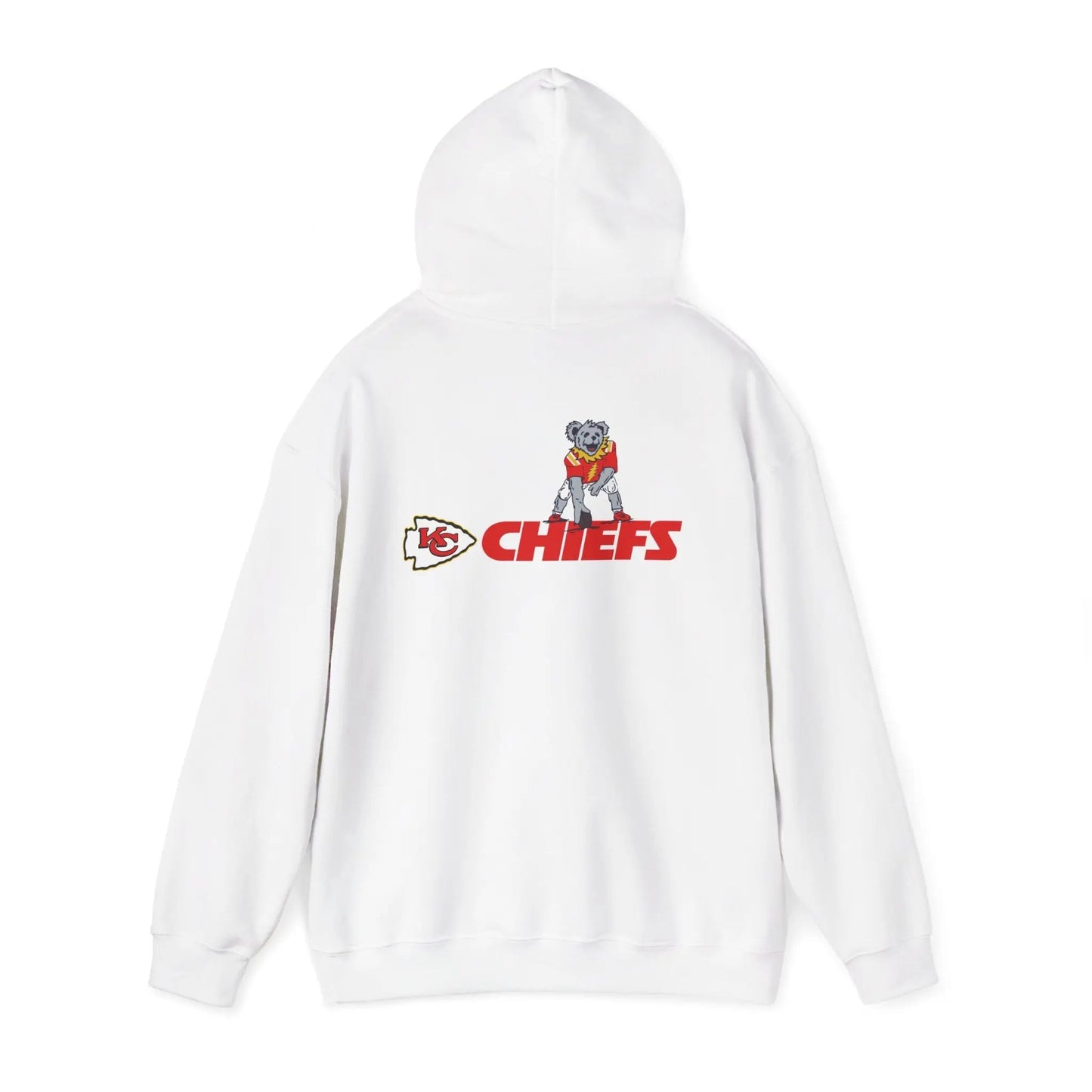 Kansas City Chiefs Dancing Bear Unisex Two-Sided Hoodie The Gridiron Collection
