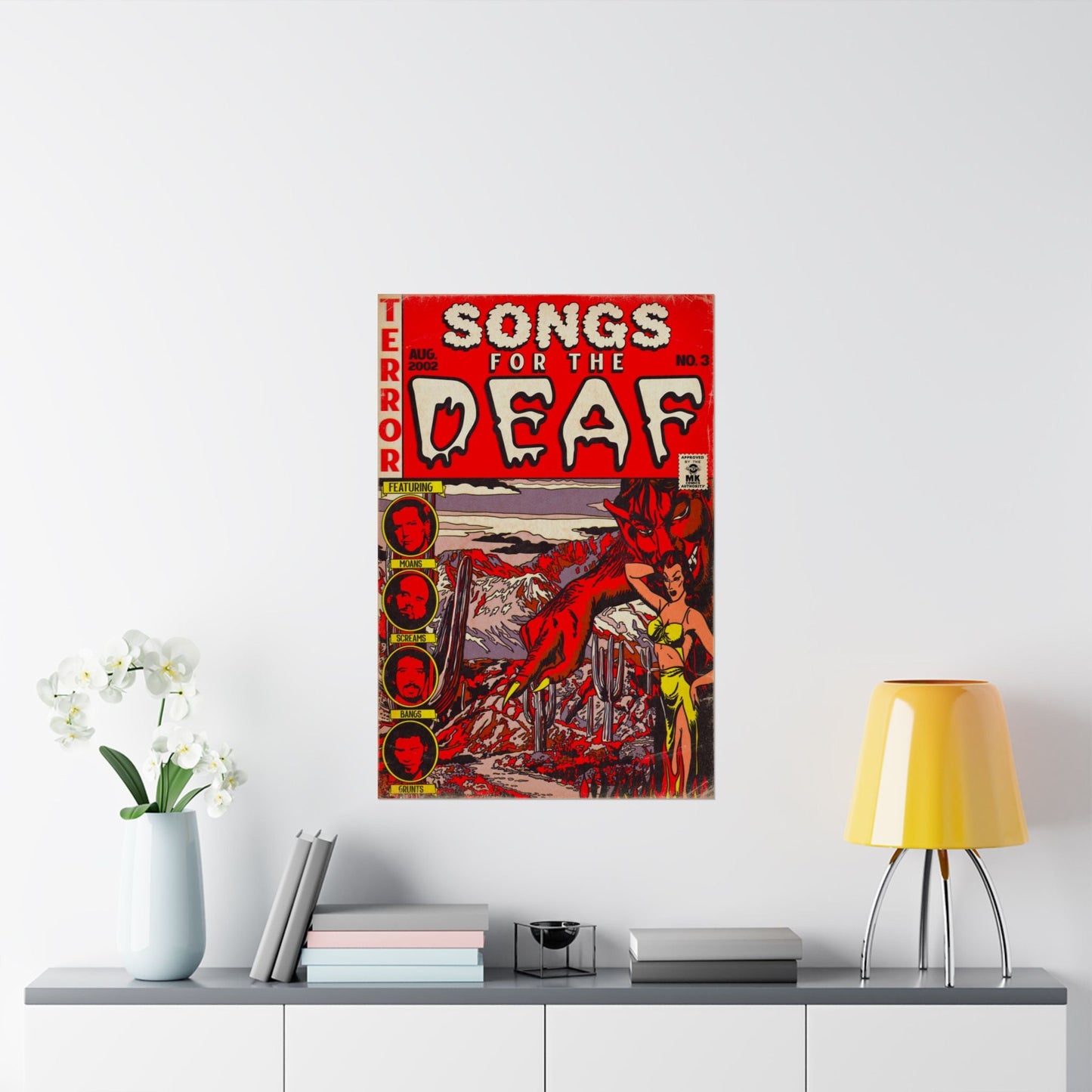 Songs For The Deaf - Vertical Matte Poster