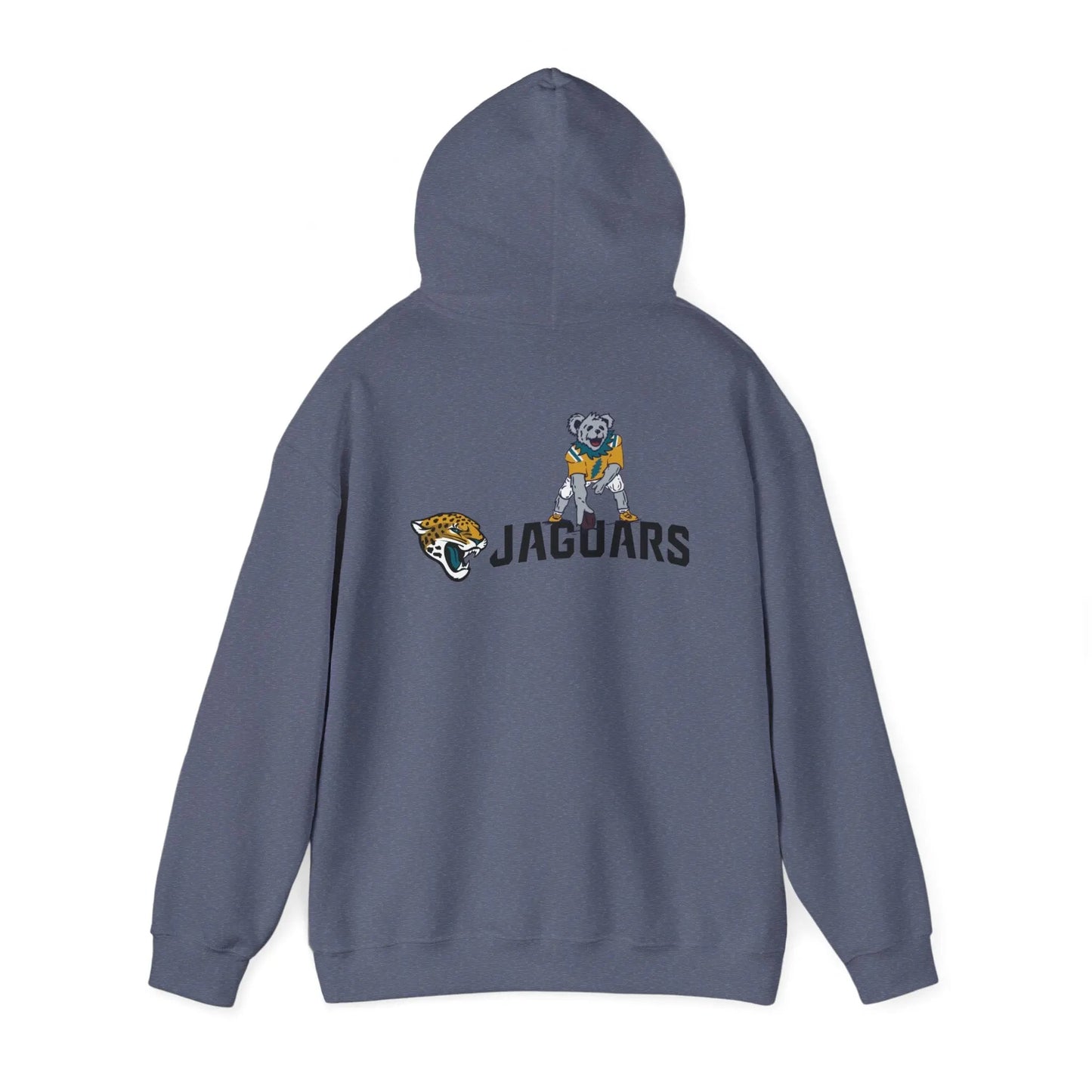 Jacksonville Jaguars Dancing Bear Unisex Hoodie Two-Sided The Gridiron Collection