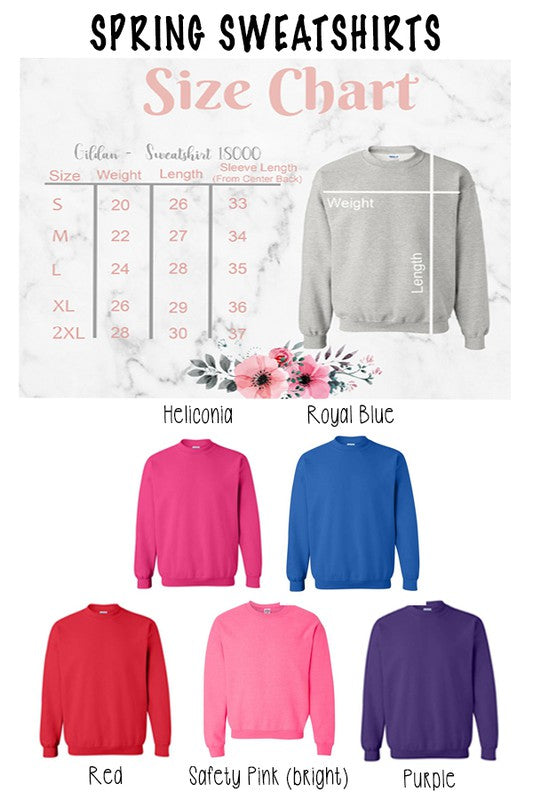Amore Tiny Heart Valentines Day Sweatshirt Gildan