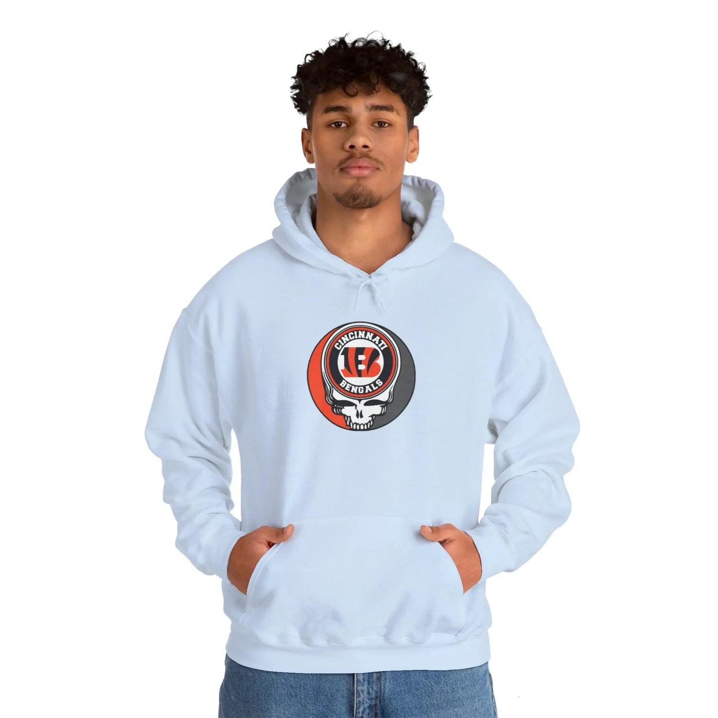 Gridiron Collection Cincinnati Bengals Grateful Dead Steal Your Face Unisex Hoodie