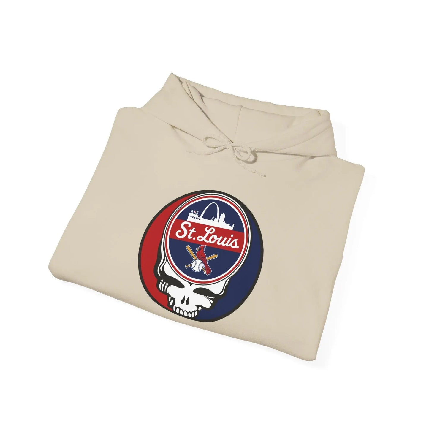 St. Louis Baseball Edition Grateful Dead Unisex Heavy Blend Hoodie MLB