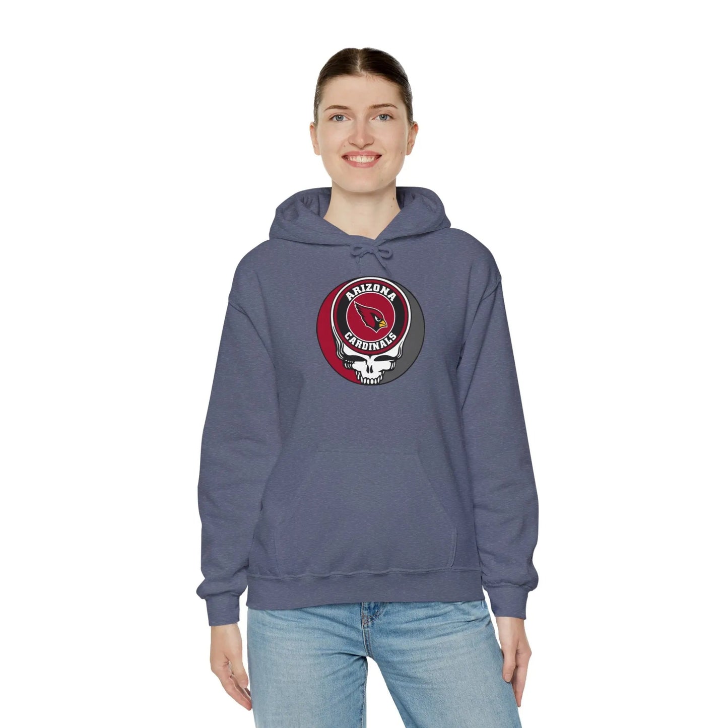 Arizona Cardinals Grateful Dead Unisex Hoodie The Gridiron Collection