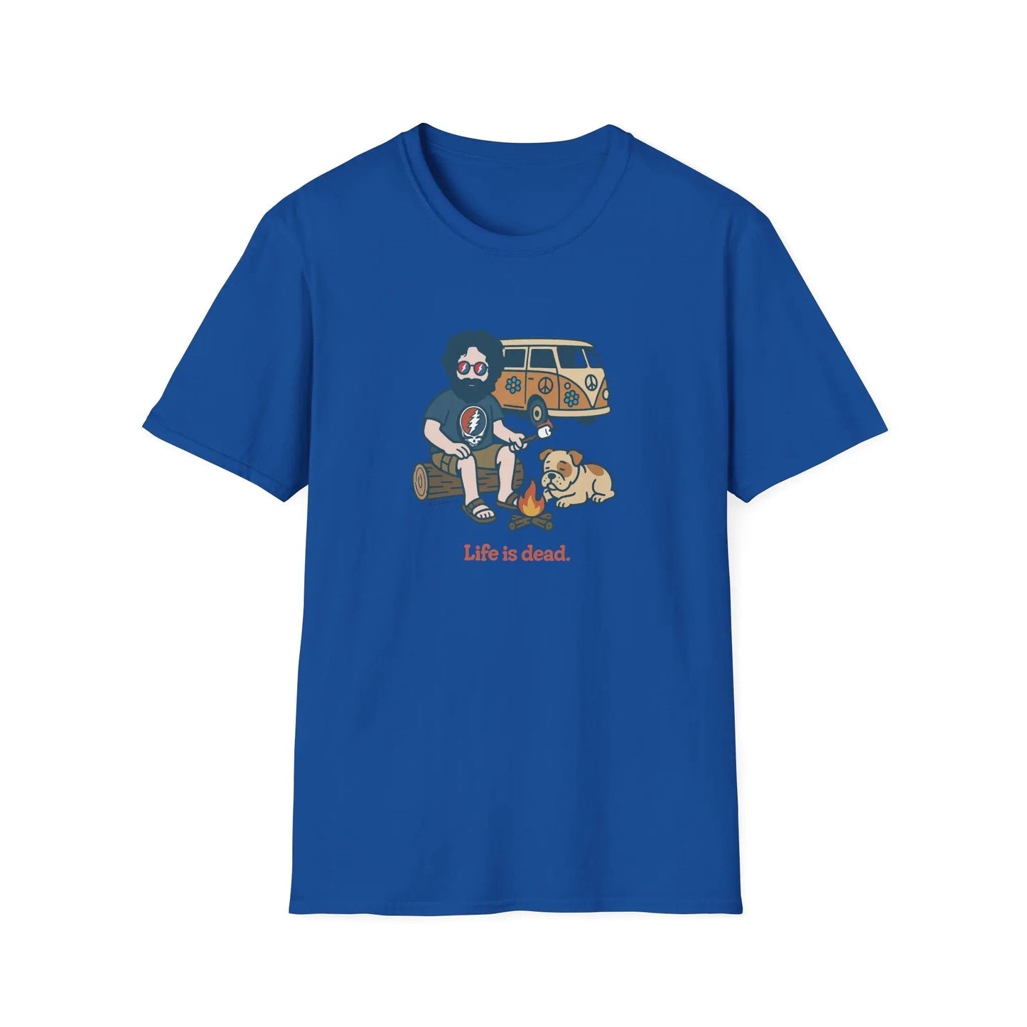 Grateful Dead Life is Dead Soft-Style T-Shirt Campin' Jerry
