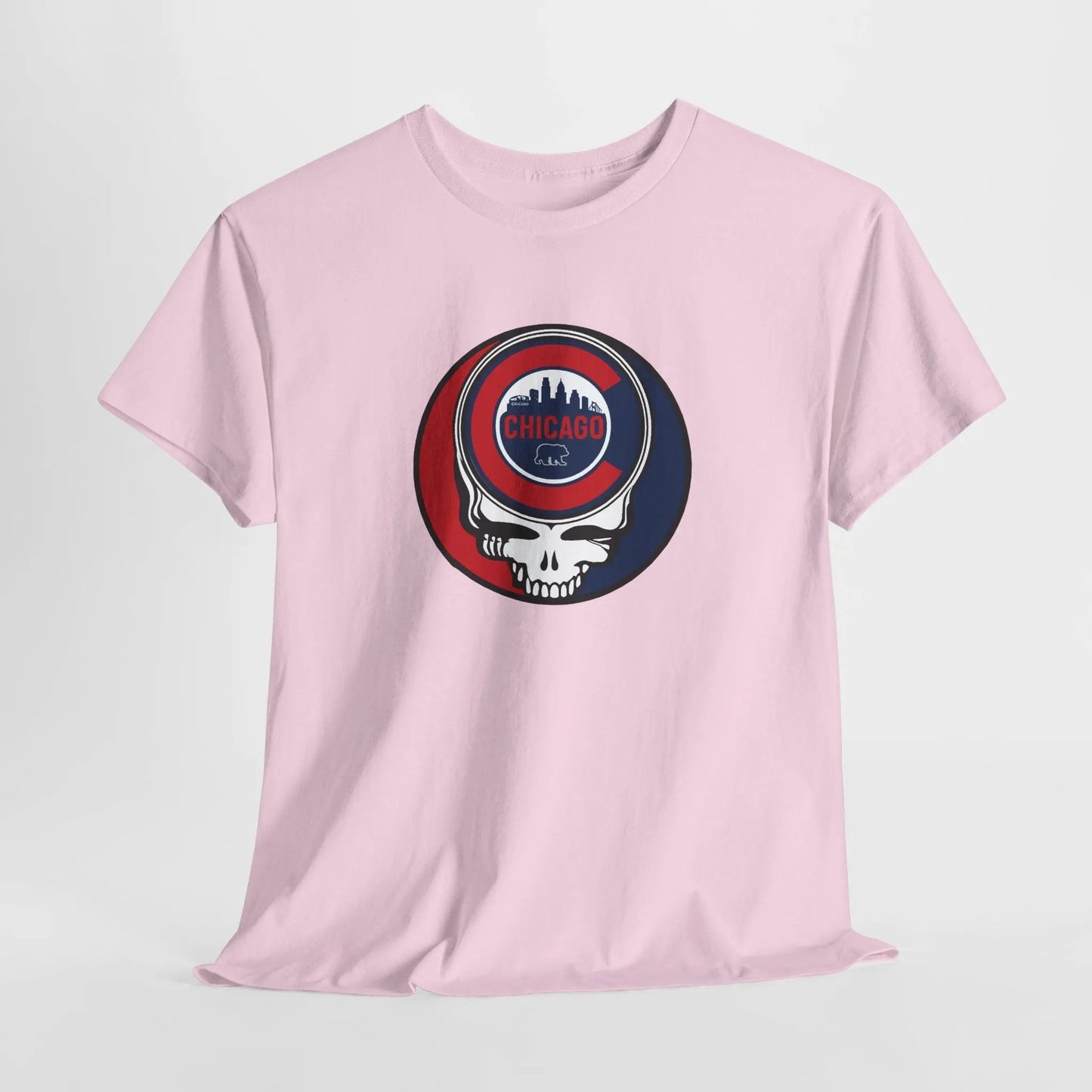 Chicago Cubs Steal Your Face T-Shirt The Ballpark Collection Grateful Dead MLB