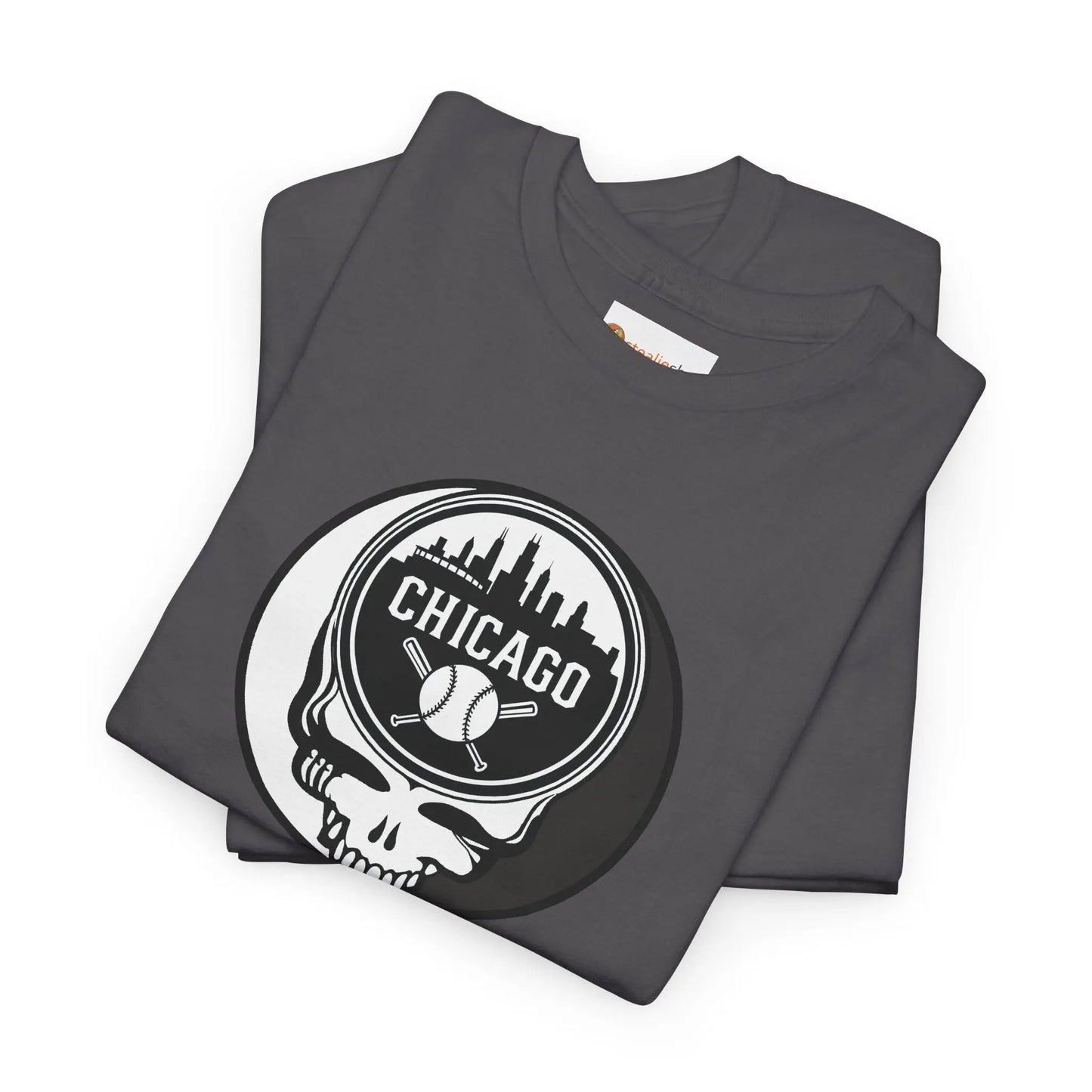 Grateful Dead Steal Your Face Chicago Baseball Edition T-Shirt The Ballpark Collection
