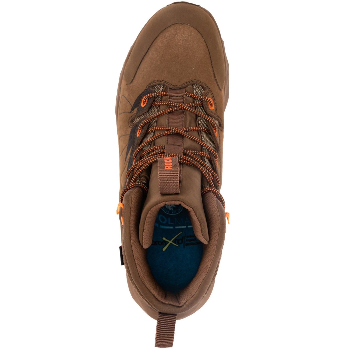 Brown 6 Inch Waterproof Hiking Boots with VIBRAM® Outsole Farmington ROCKROOSTER