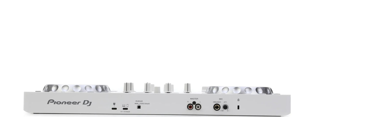Pioneer DJ DDJ-FLX4 2-deck rekordbox and Serato DJ Controller - White, Limited Edition -NEW