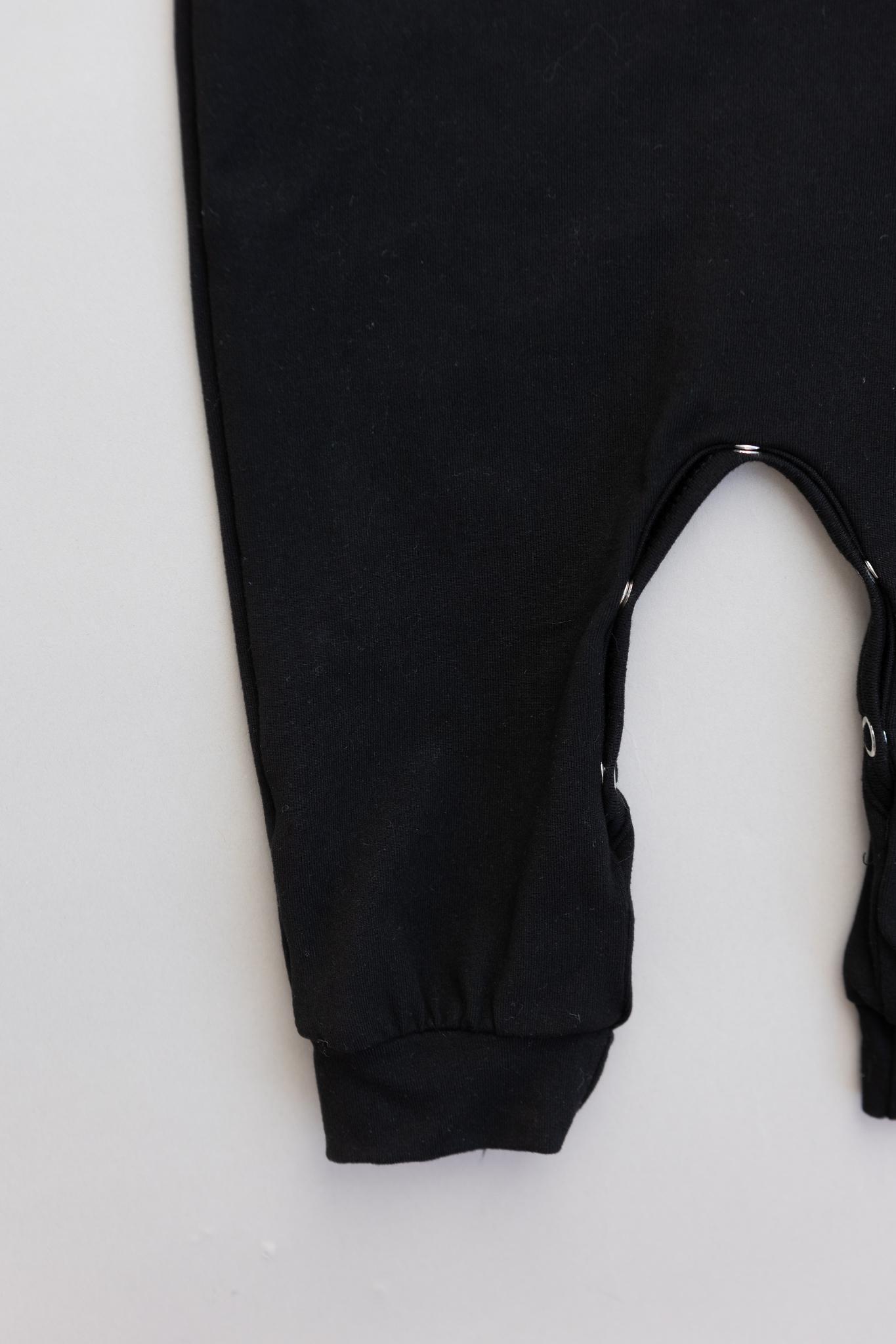 Black Tank One-Piece Jogger Comfortable Silhouette Mila & Rose