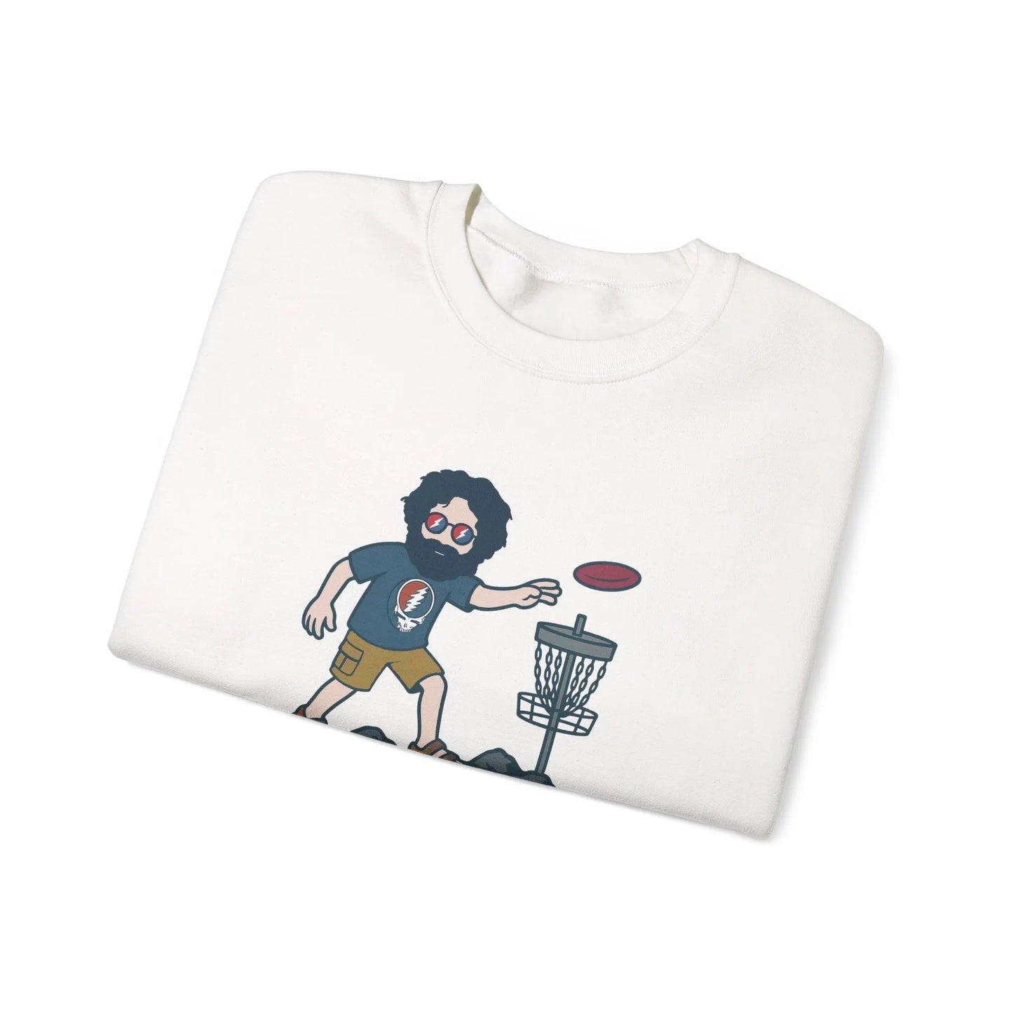Disc Golfin' Jerry Life is dead Crewneck Sweatshirt